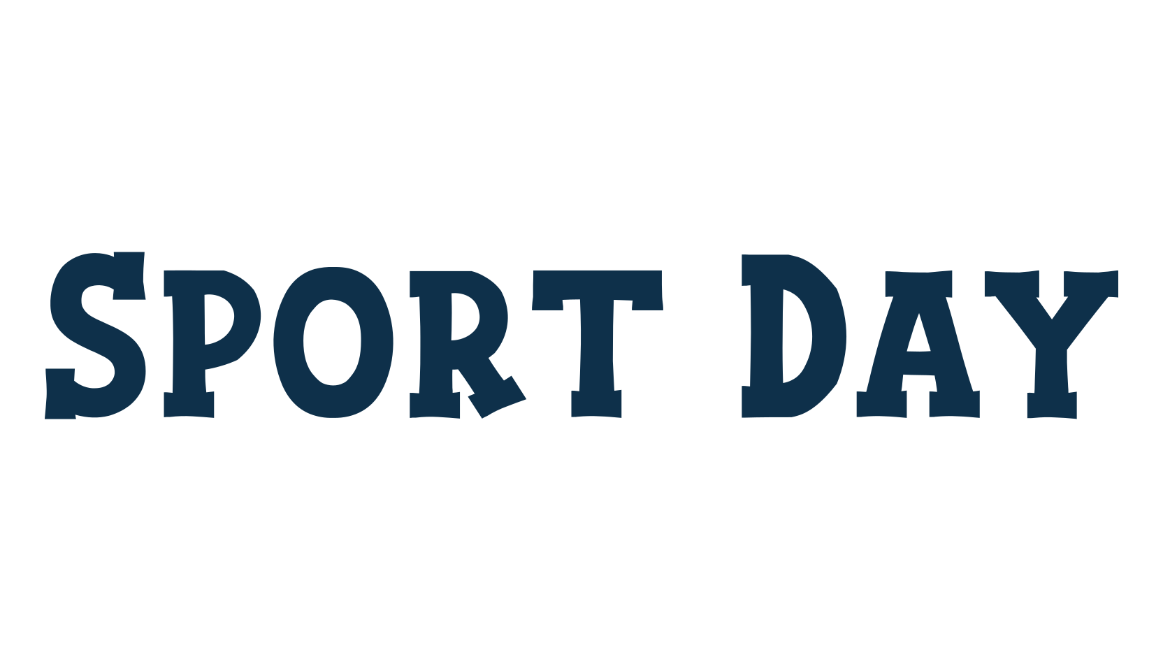 Sport Day, fancy old school decorative font preview