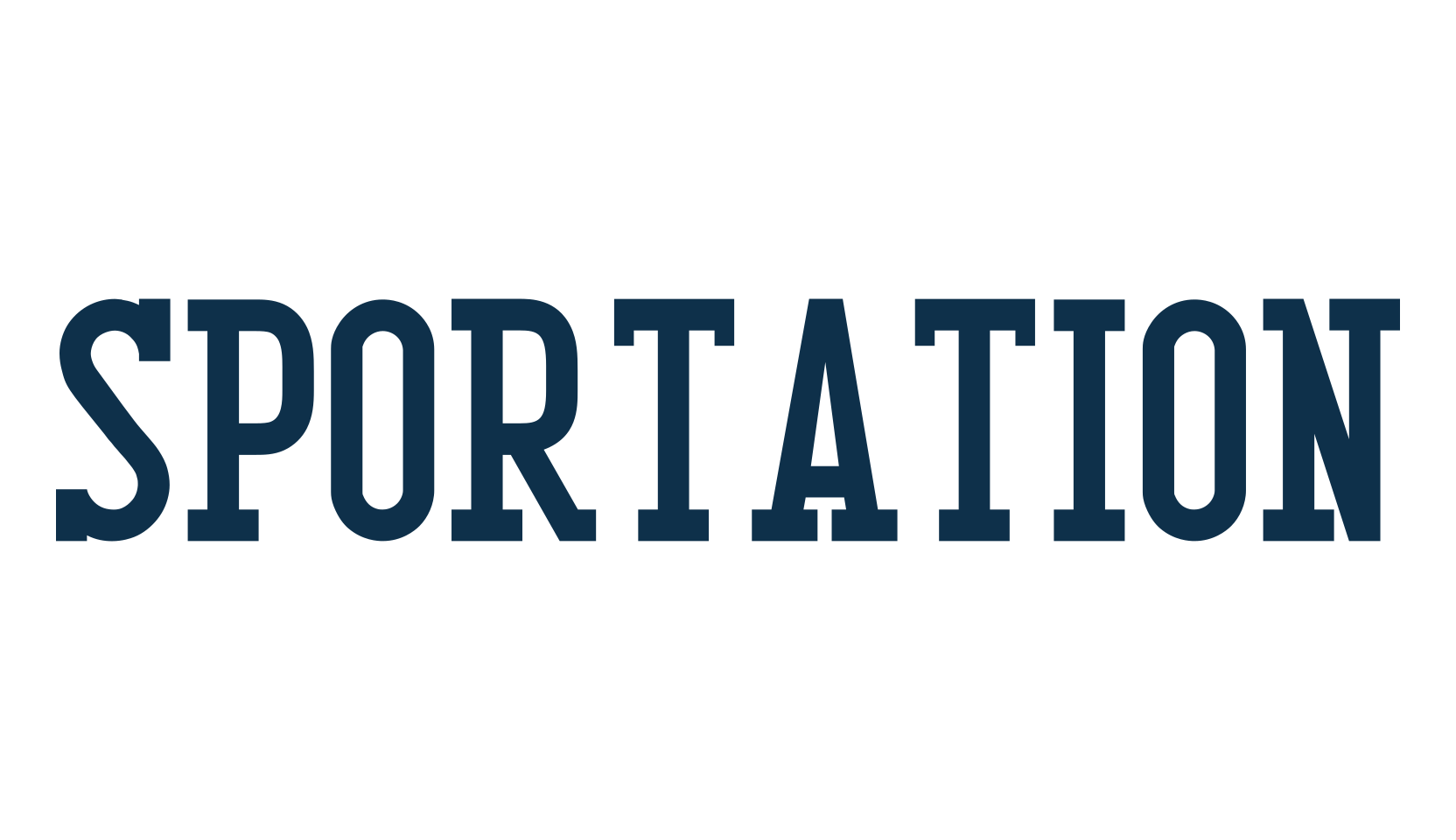 Sportation, old school font preview