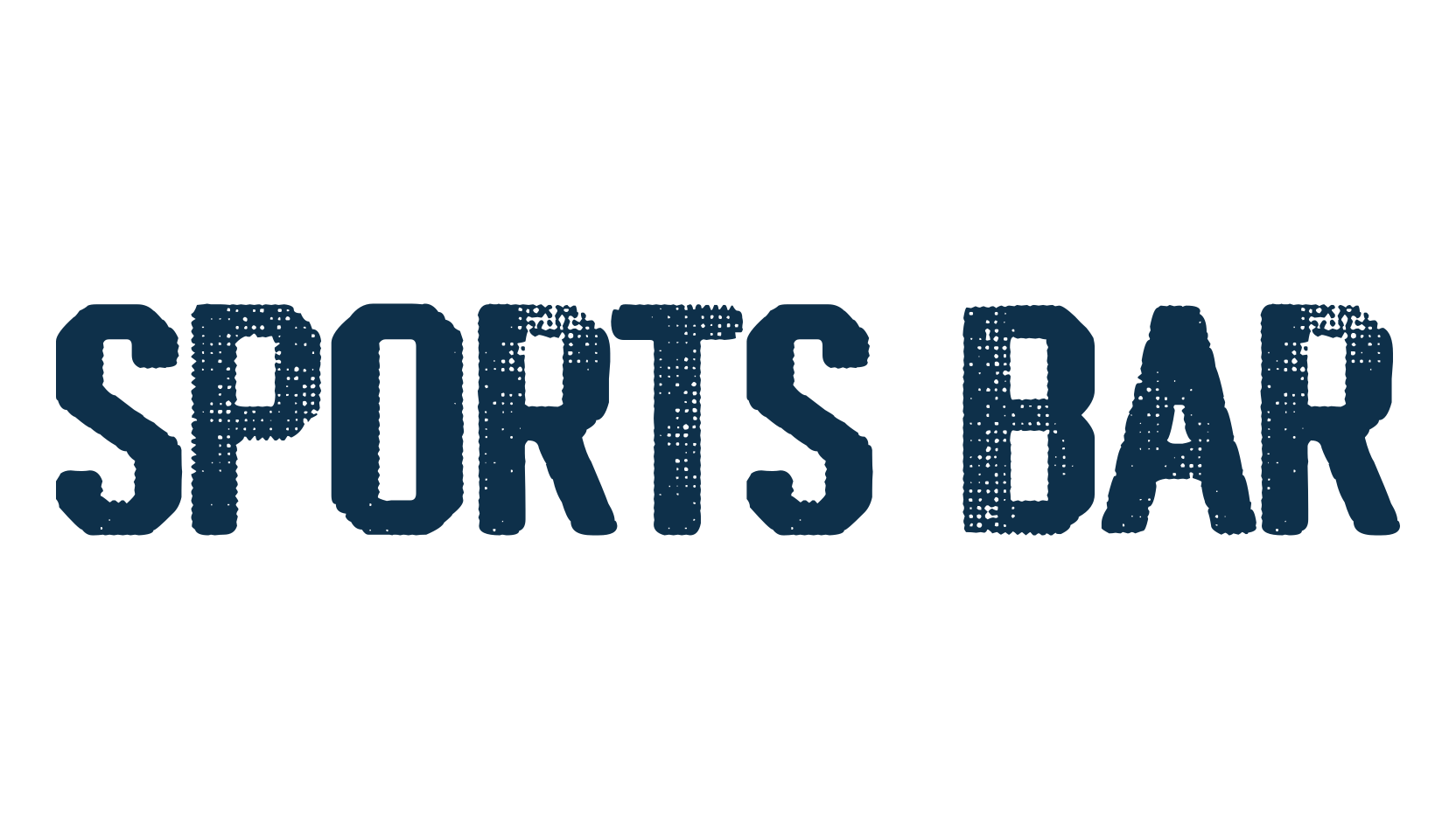 Sports Bar, fancy eroded decorative font preview