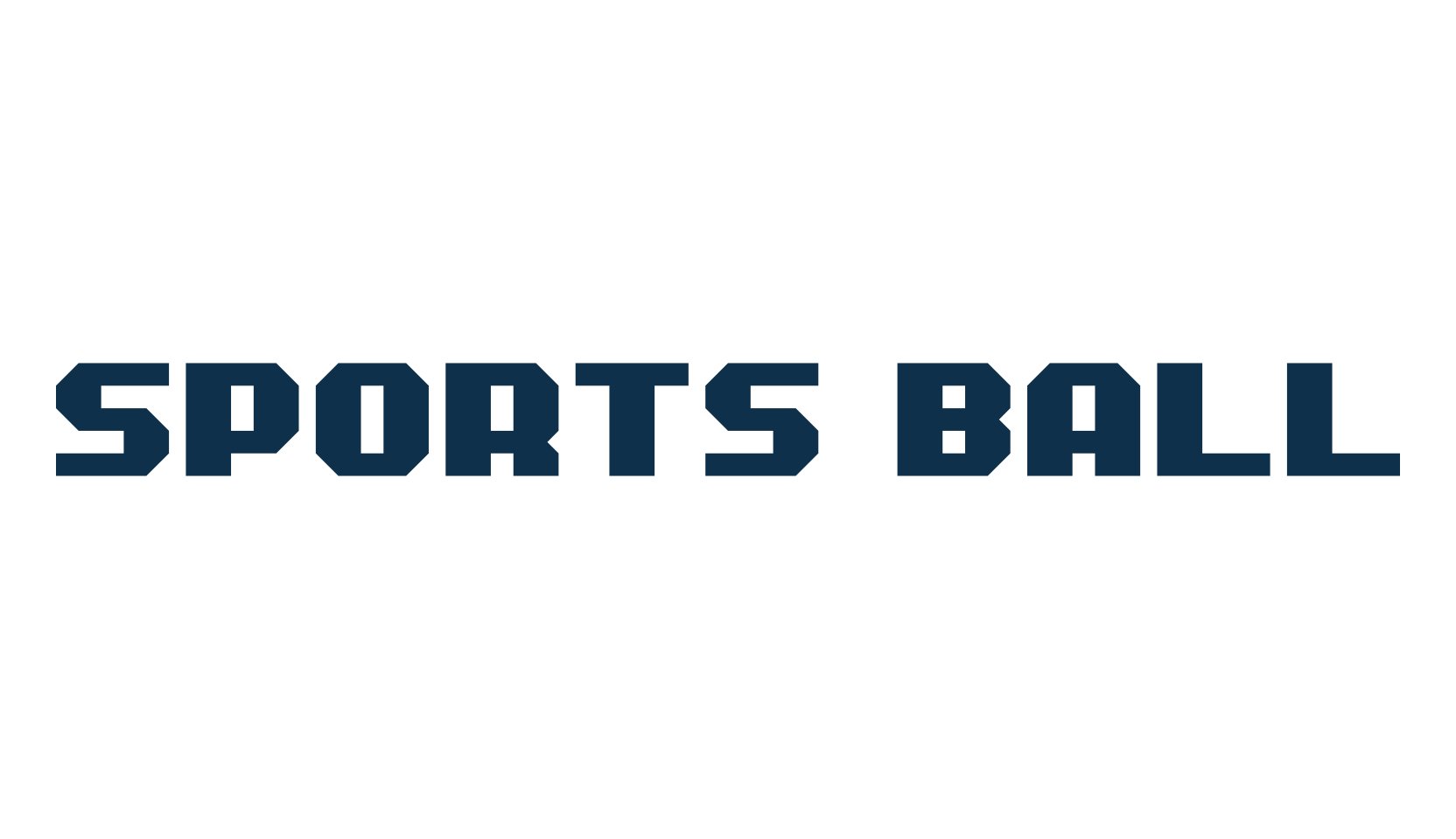 Sports Ball, various font preview