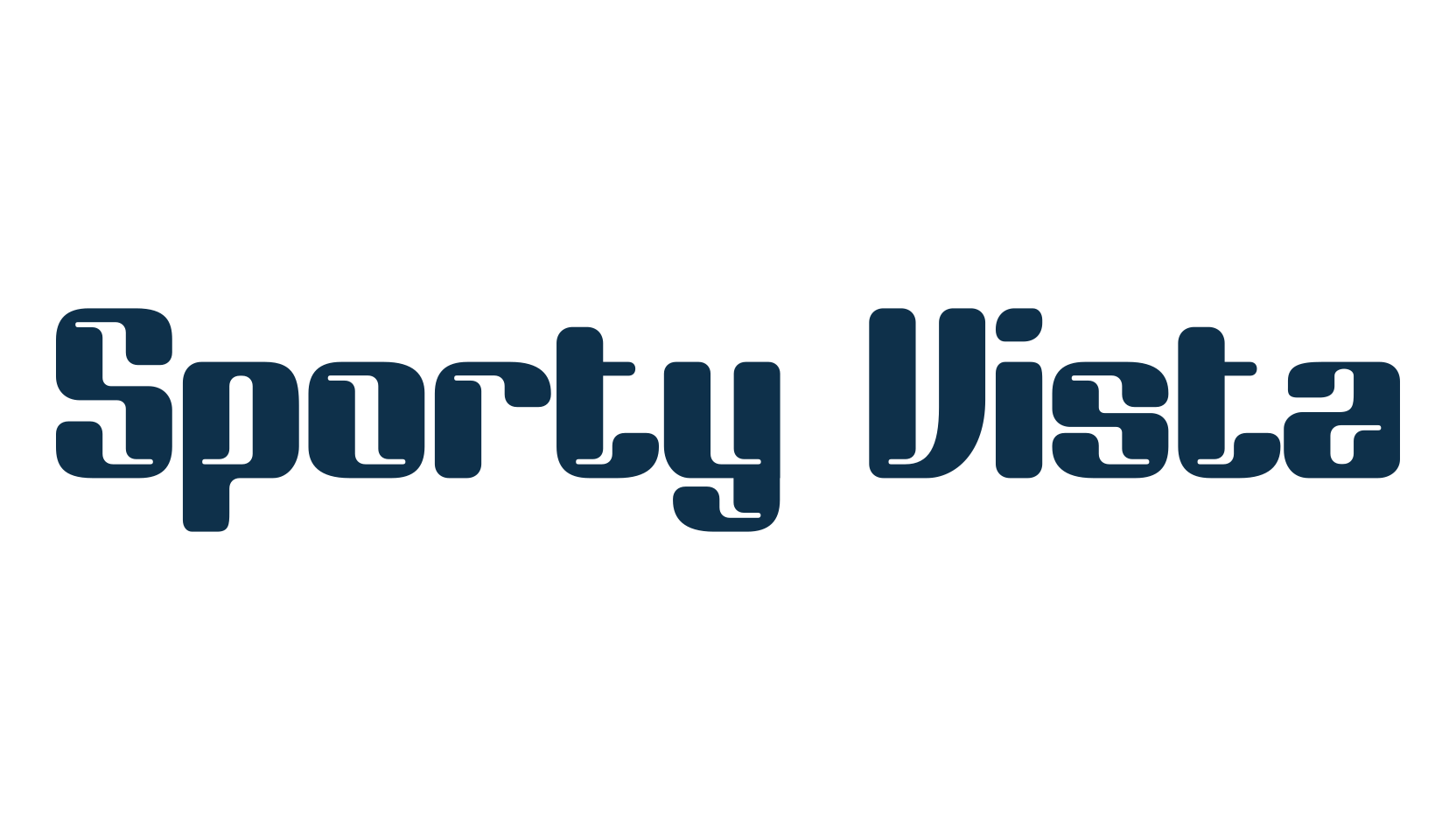 Sporty Vista, fancy groovy decorative font preview