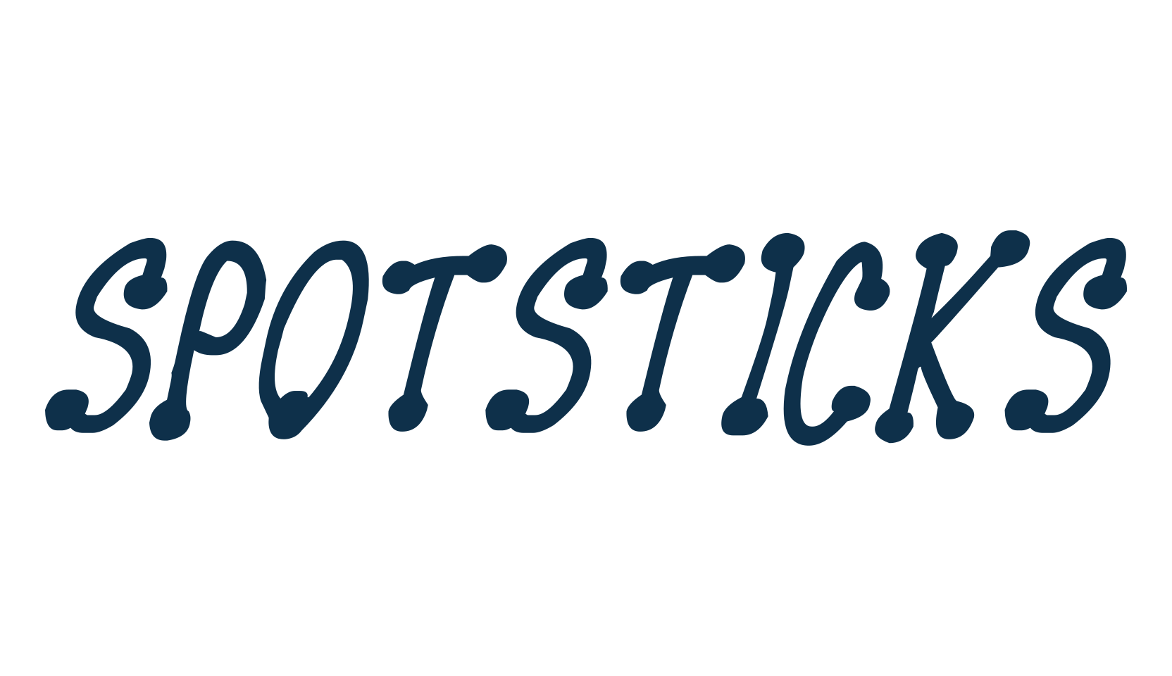 Spotsticks, fancy various decorative font preview