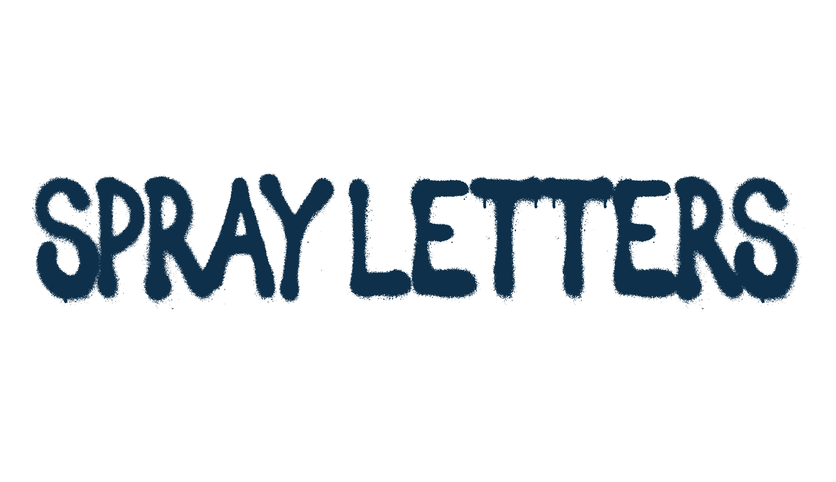 Spray Letters, graffiti font preview