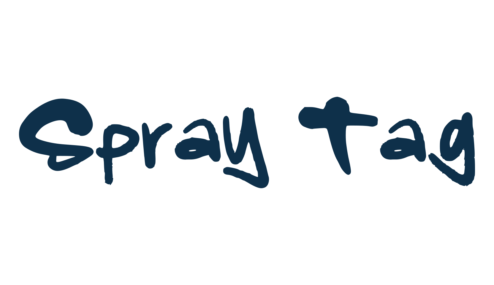 Spray Tag, script graffiti fancy decorative calligraphy font preview