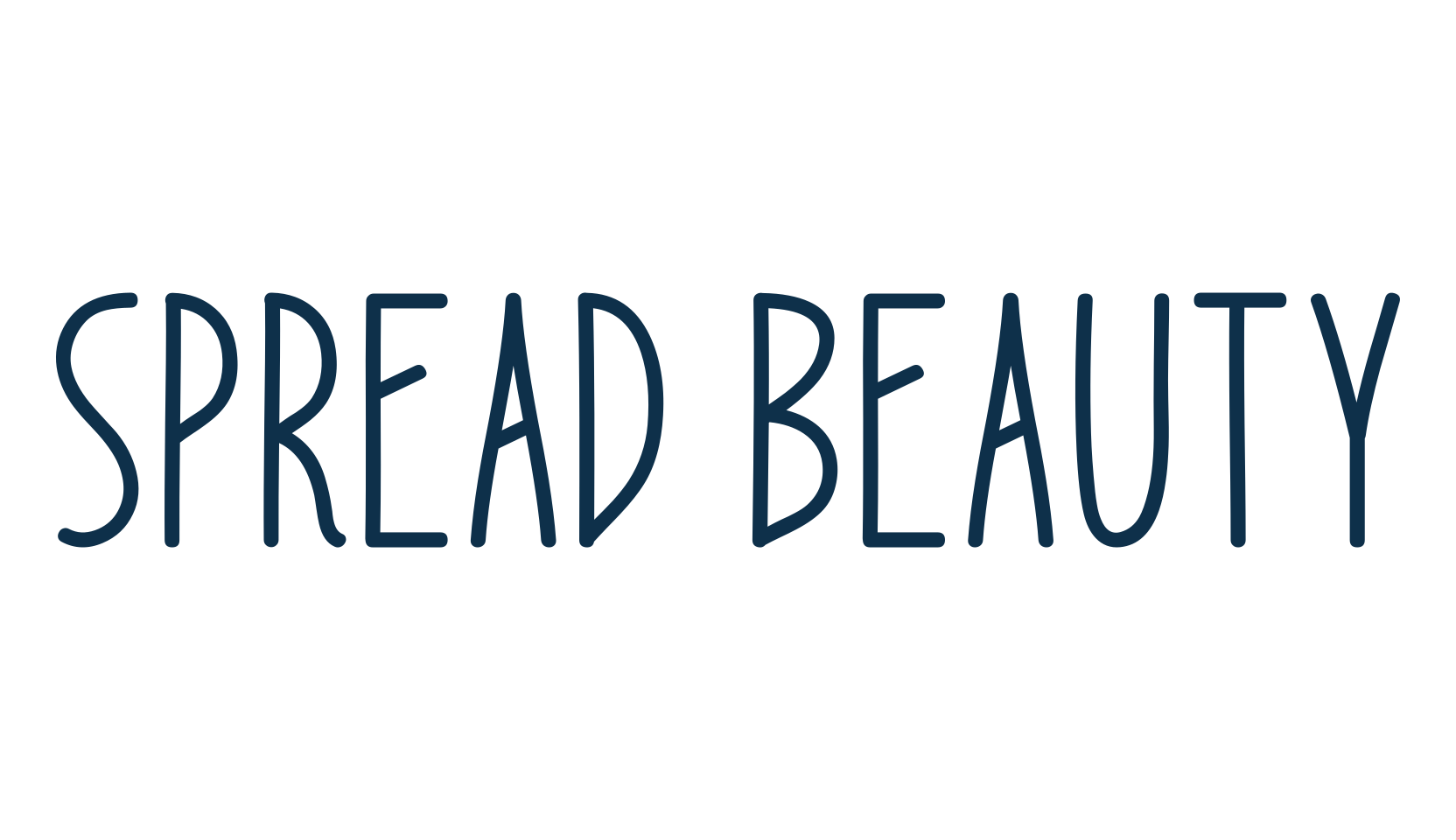 Spread Beauty, fancy decorative font preview