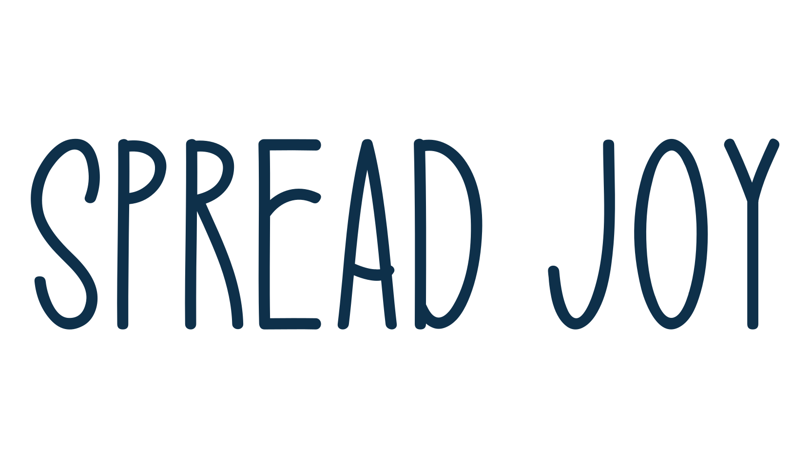 Spread Joy, fancy decorative font preview