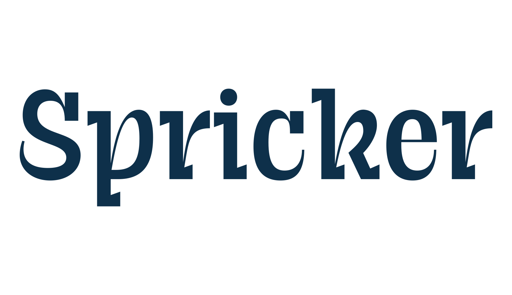 Spricker, fancy various basic font preview