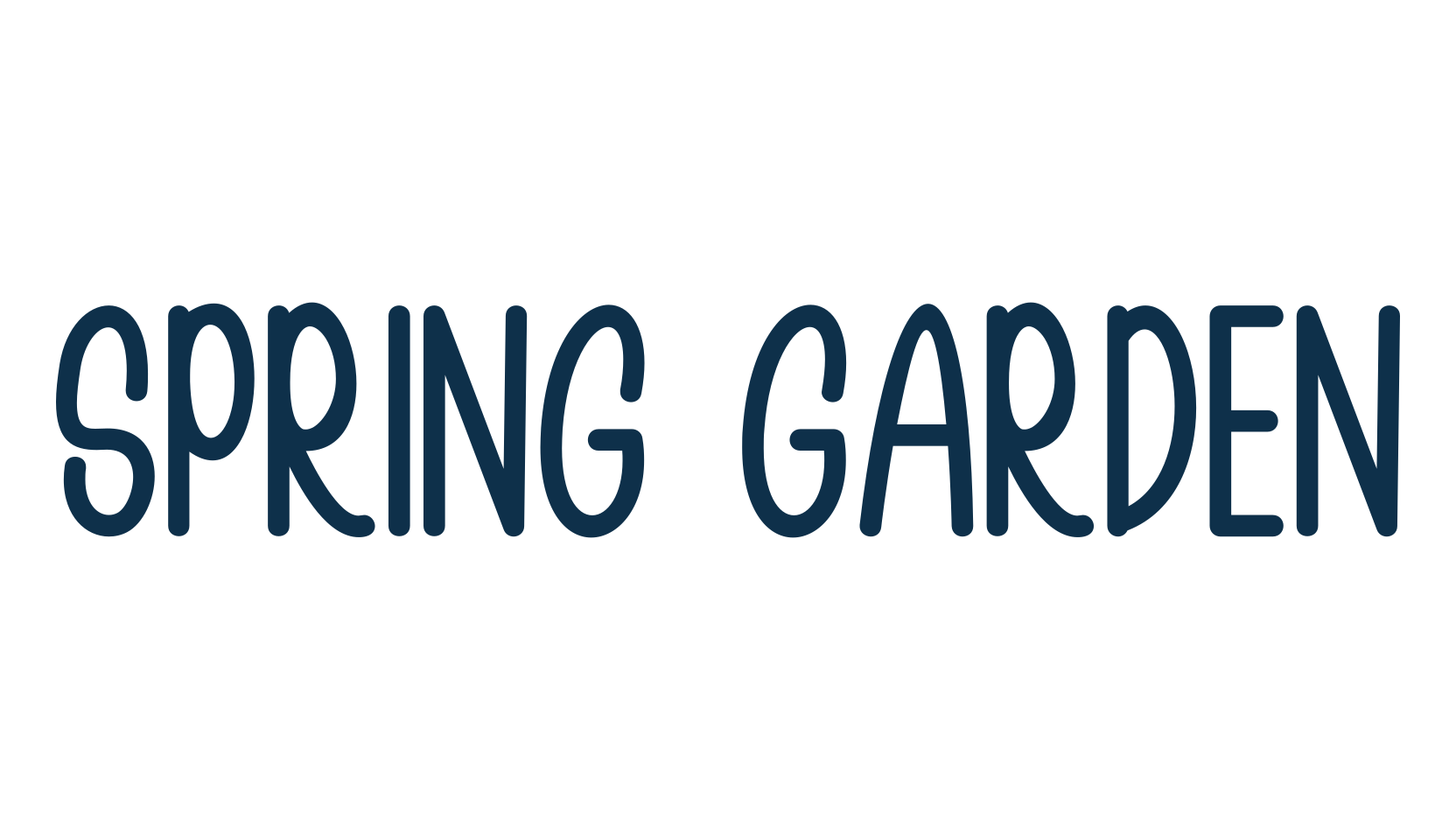 Spring Garden (spring-garden-2), script handwritten fancy decorative calligraphy font preview