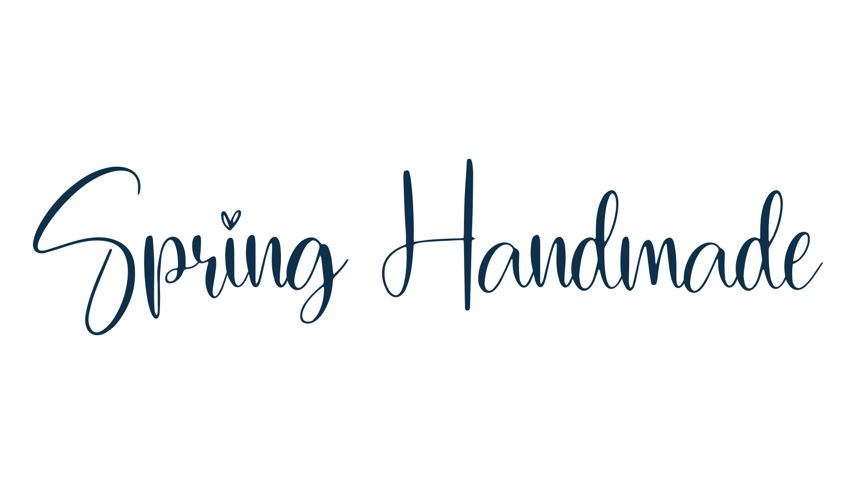 Spring Handmade, script handwritten fancy decorative calligraphy font preview