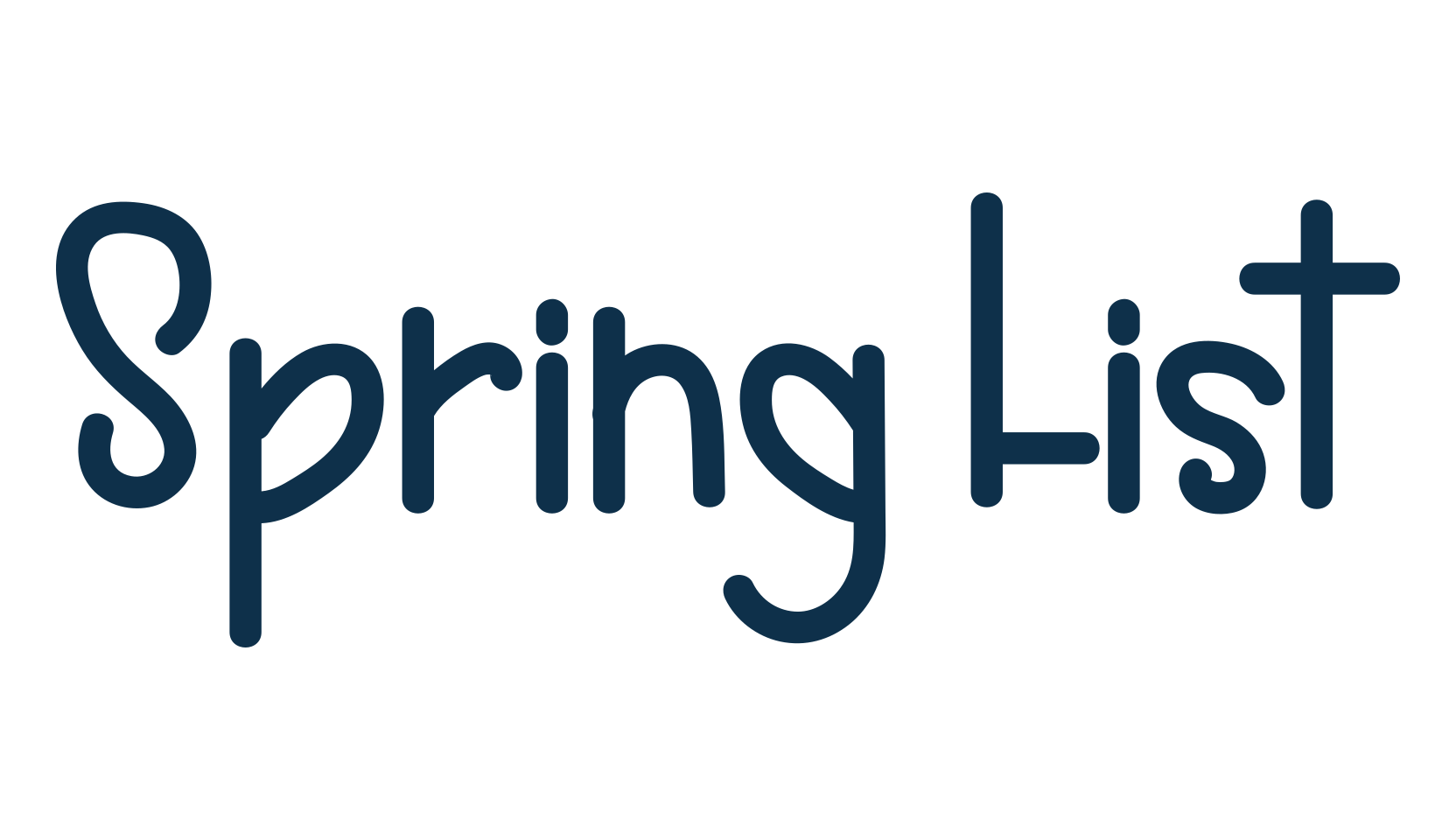 Spring List, script handwritten fancy decorative calligraphy font preview