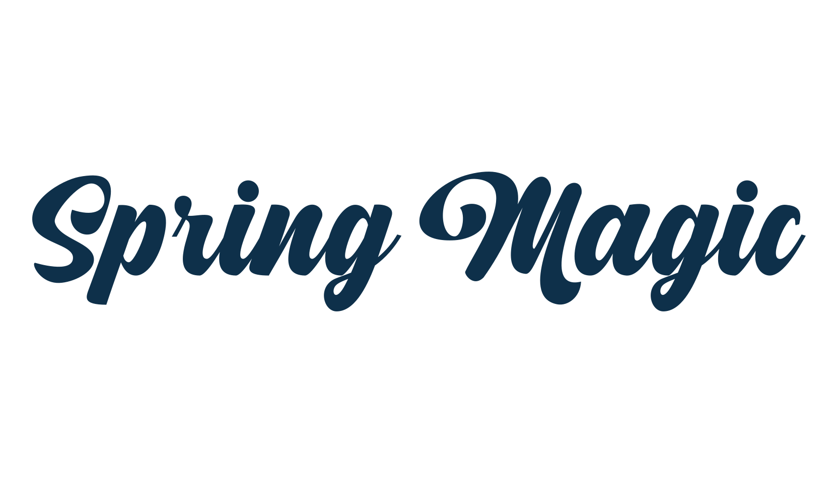 Spring Magic, various font preview