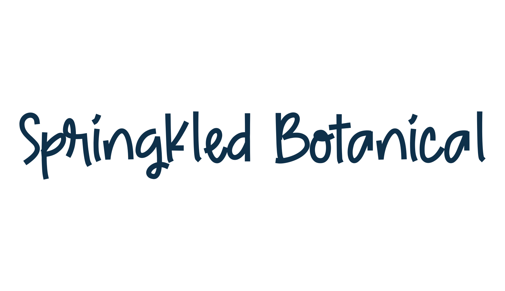 Springkled Botanical, display market font preview