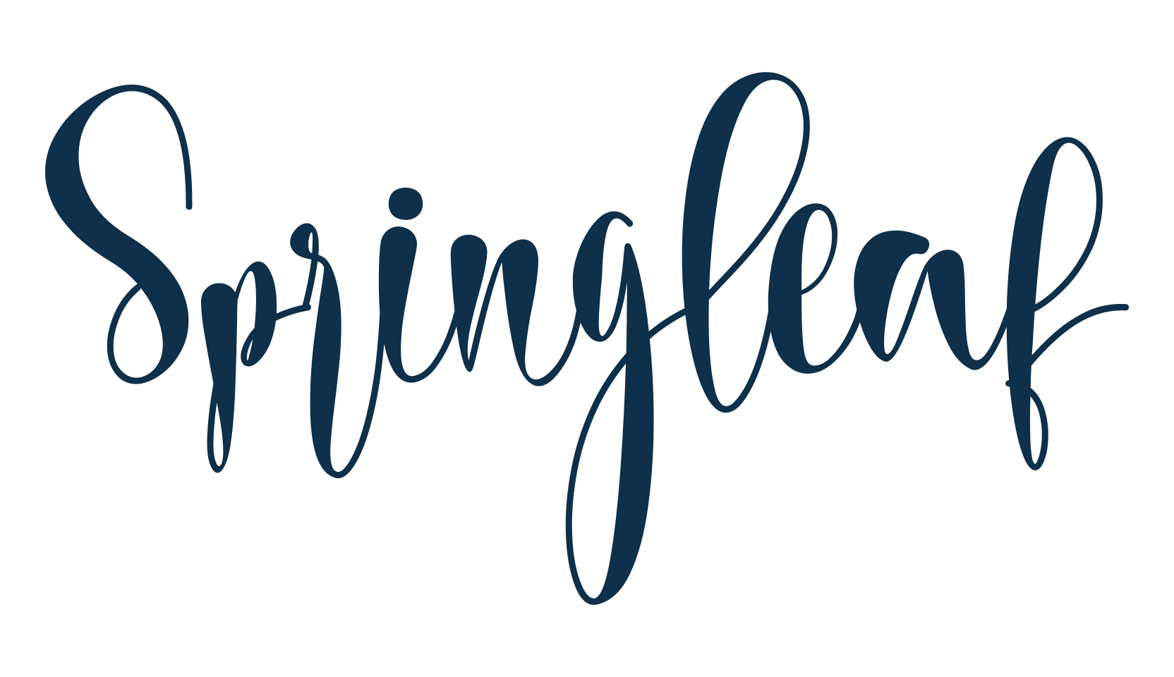 Springleaf, various font preview