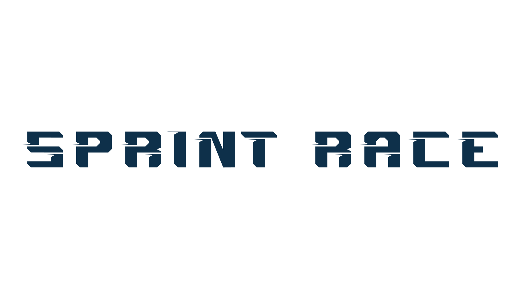 Sprint Race, various font preview