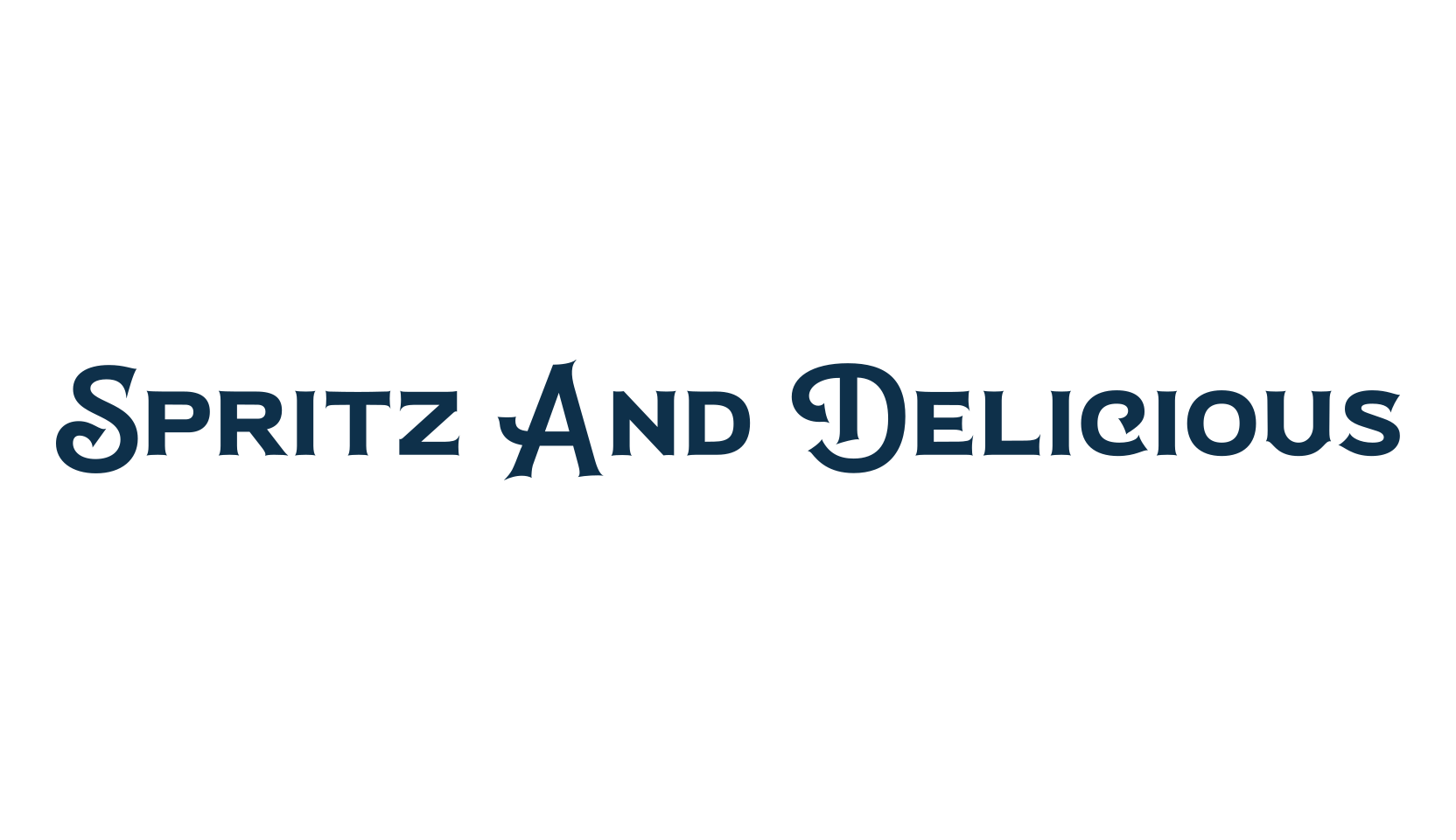 Spritz And Delicious, retro font preview