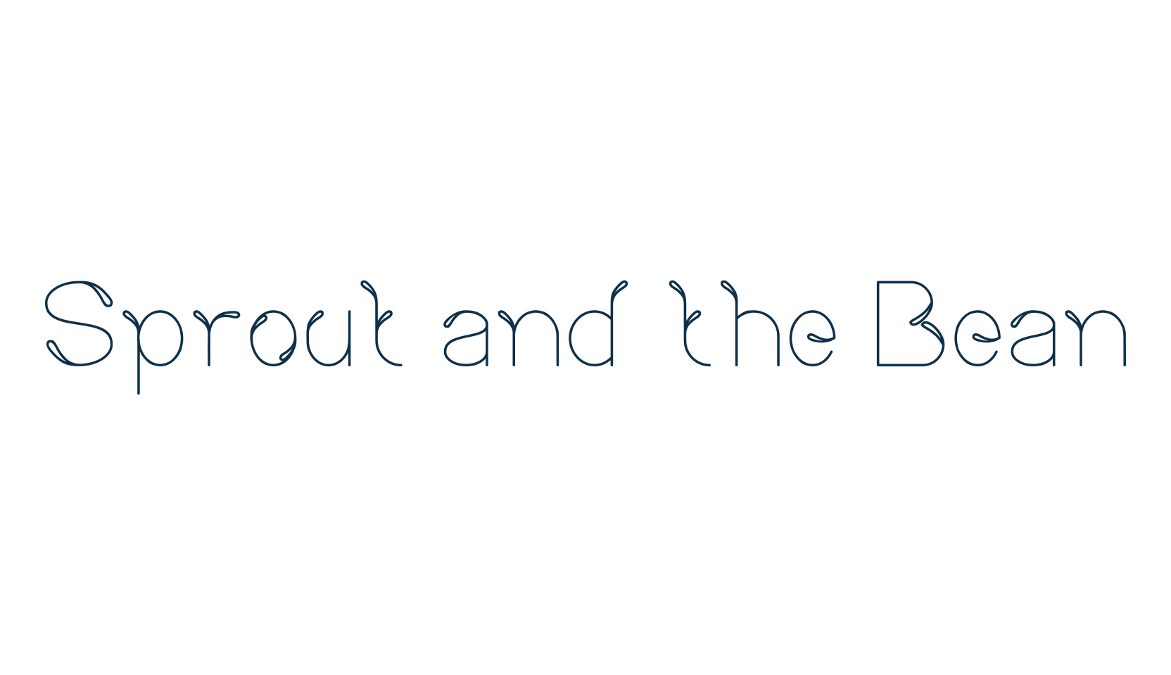 Sprout and the Bean, fancy various decorative font preview