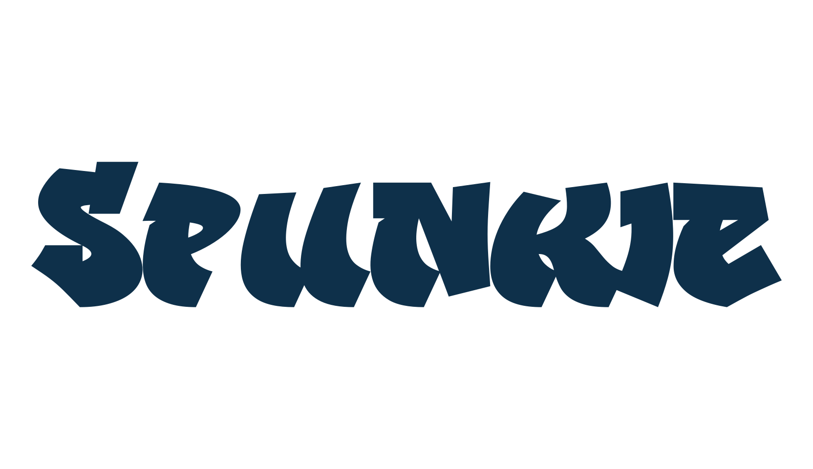 Spunkie, graffiti font preview