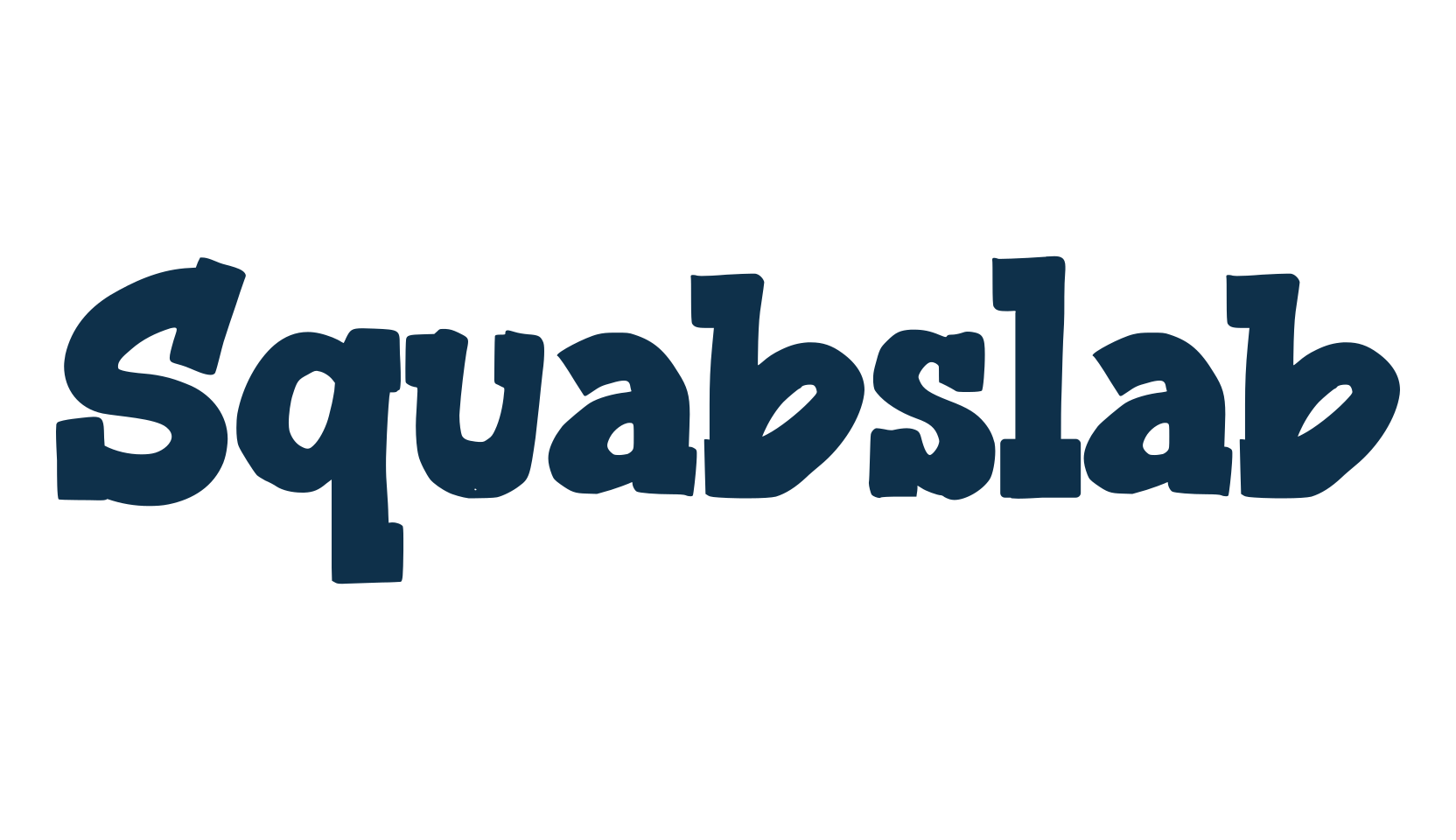 Squabslab, fancy cartoon decorative font preview