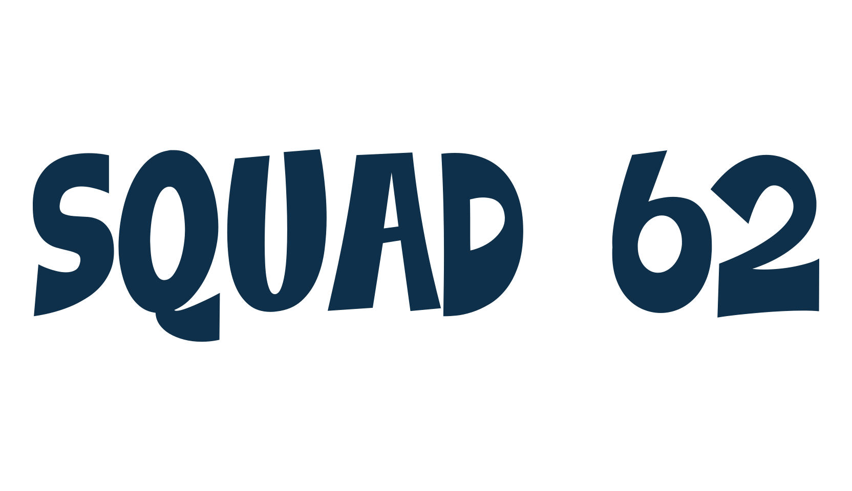 Squad 62, cartoon font preview