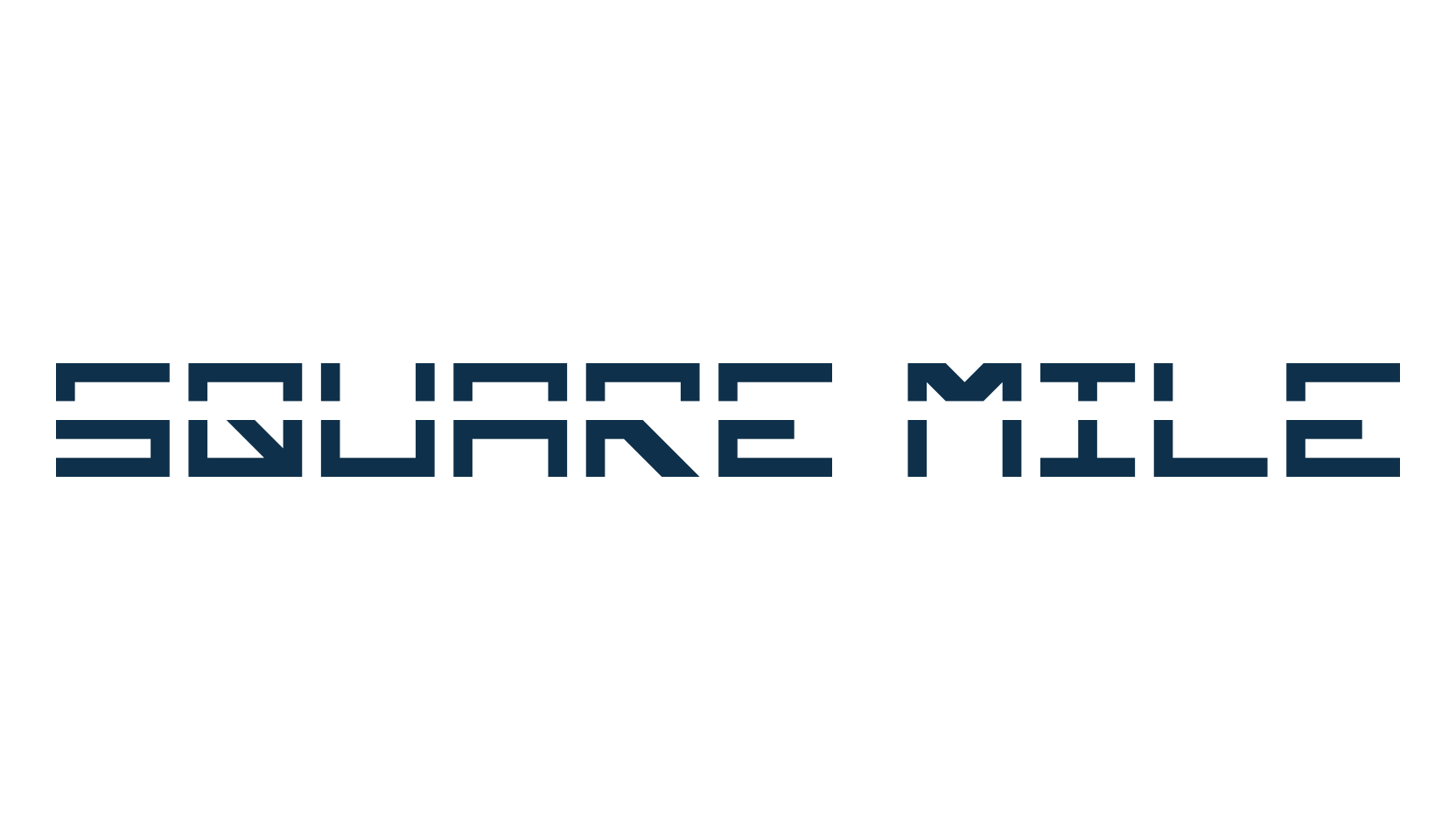Square Mile, fancy various techno sci-fi font preview