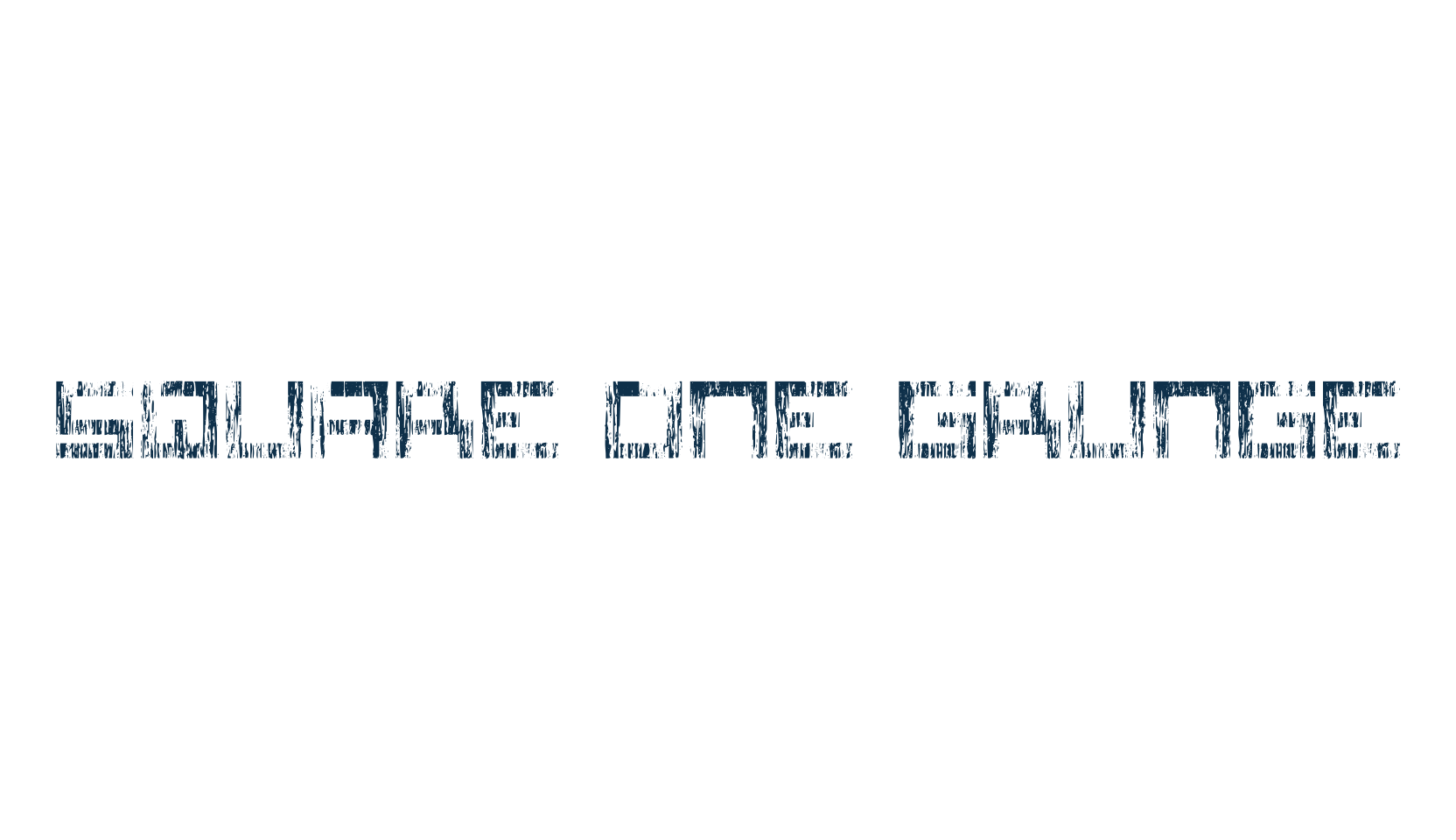 Square One Grunge, techno square sci-fi font preview
