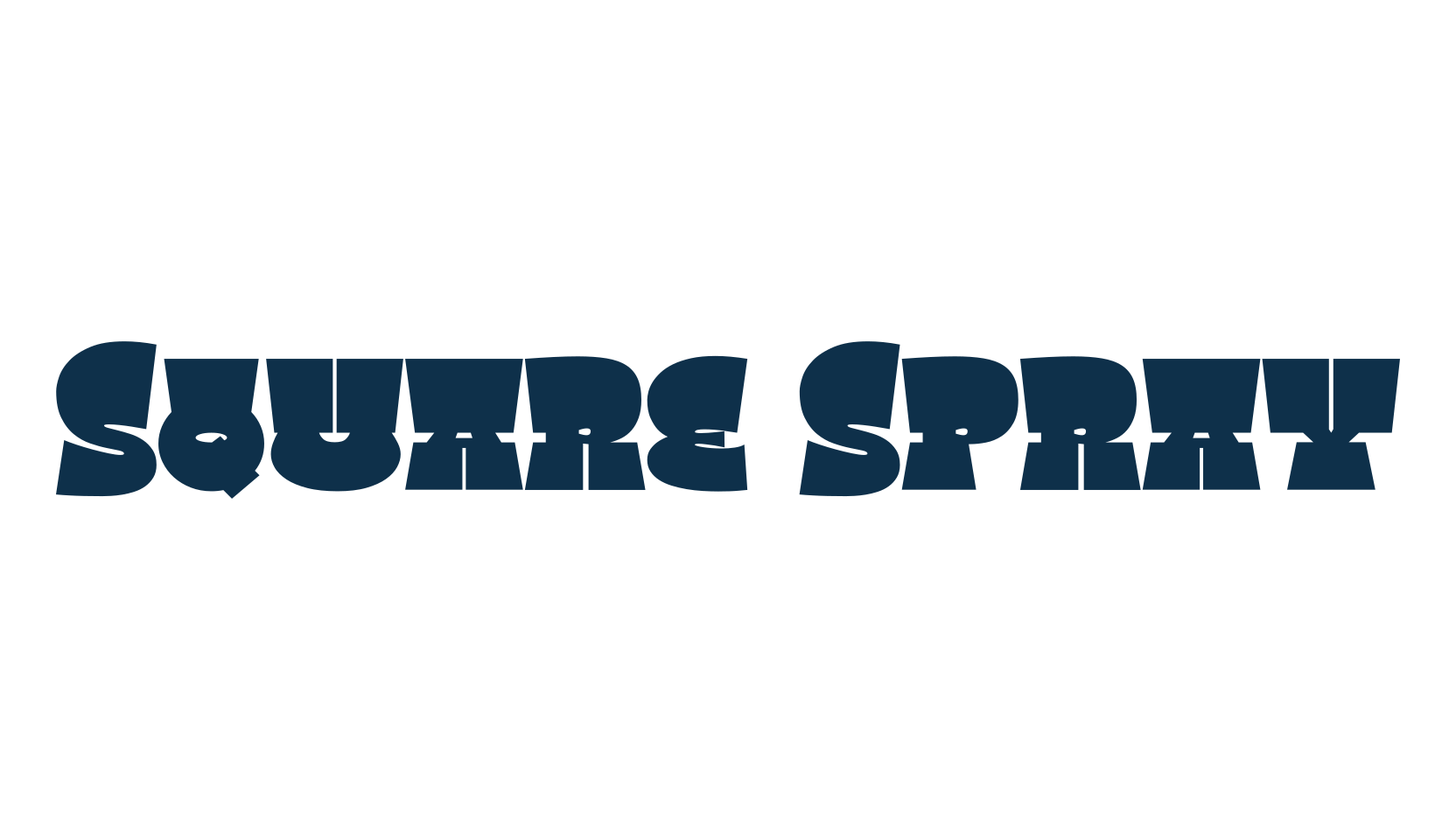 Square Spray, graffiti font preview