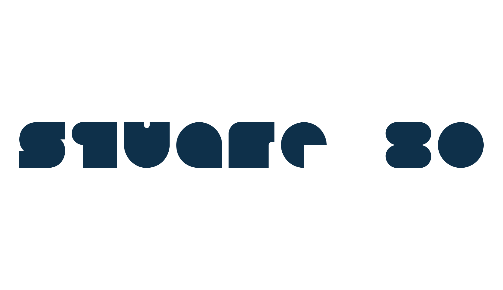 Square 80, groovy font preview