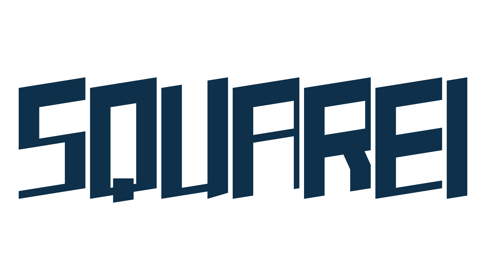 Squarei, square font preview