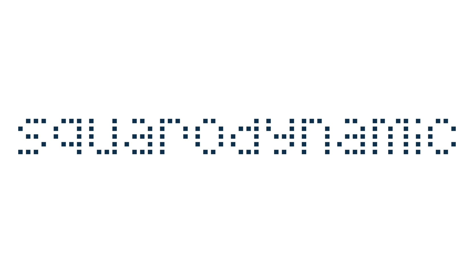 Squarodynamic, techno lcd sci-fi font preview