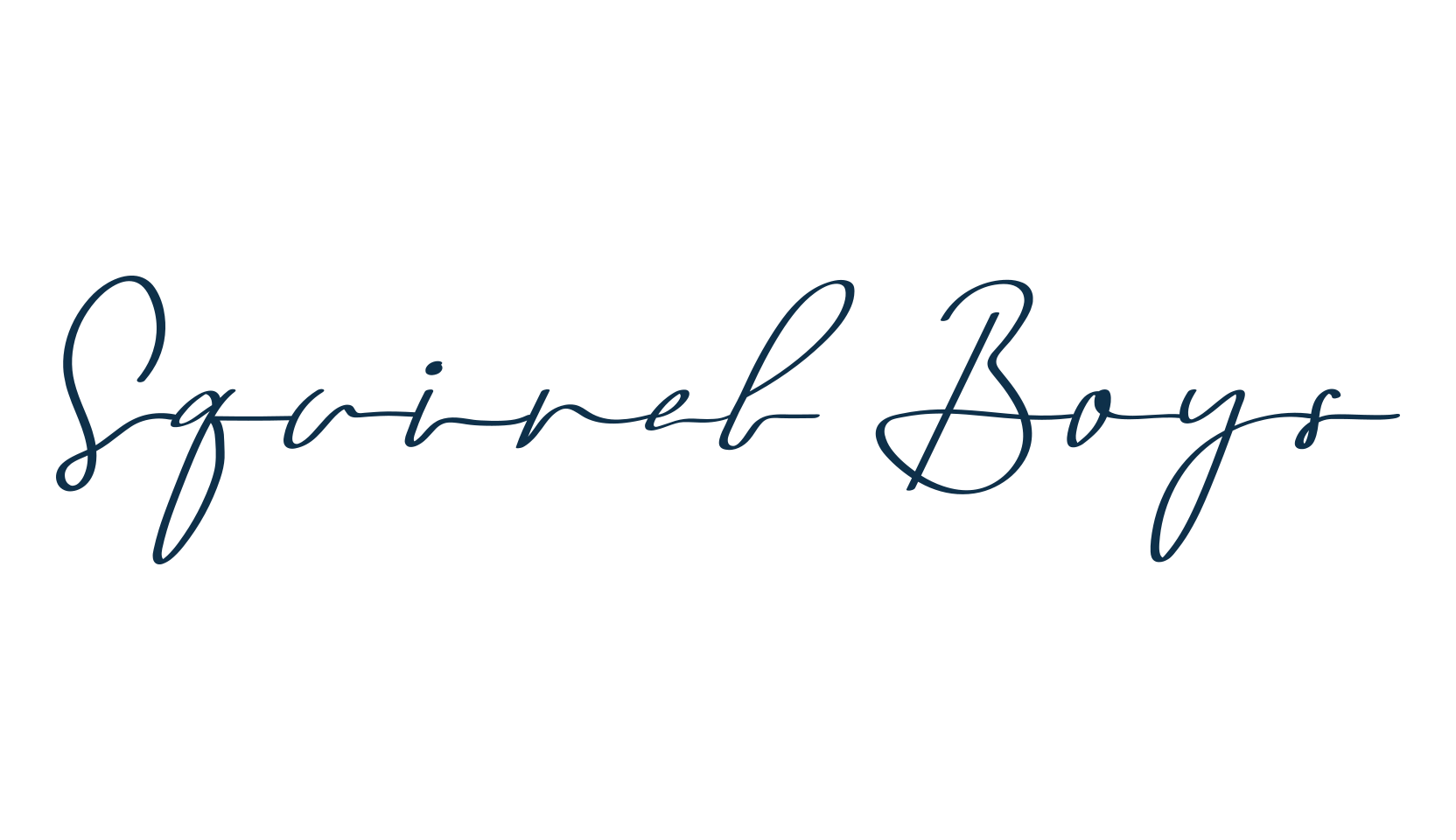 Squirel Boys, handwriting font preview