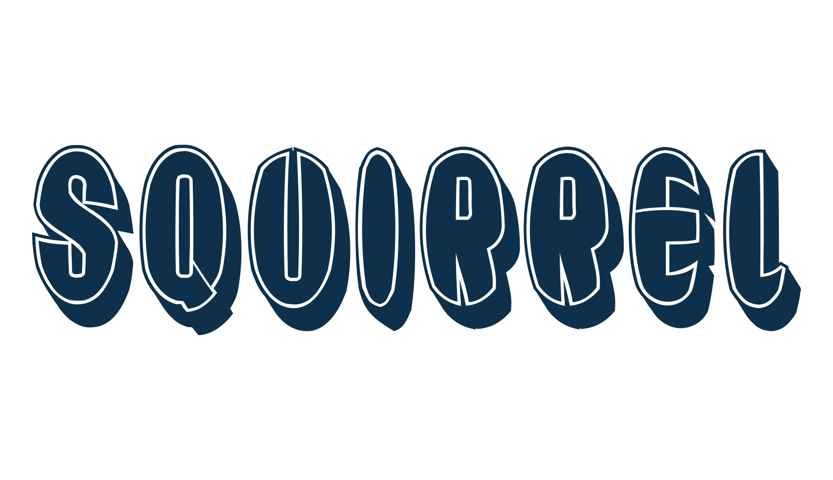 Squirrel, various font preview