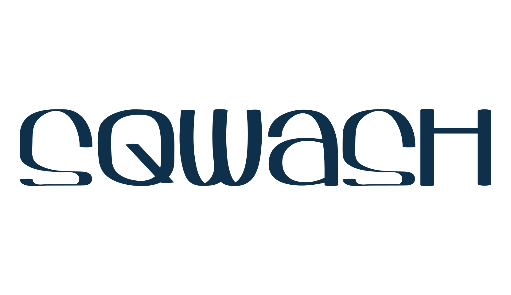 Sqwash, fancy various decorative font preview