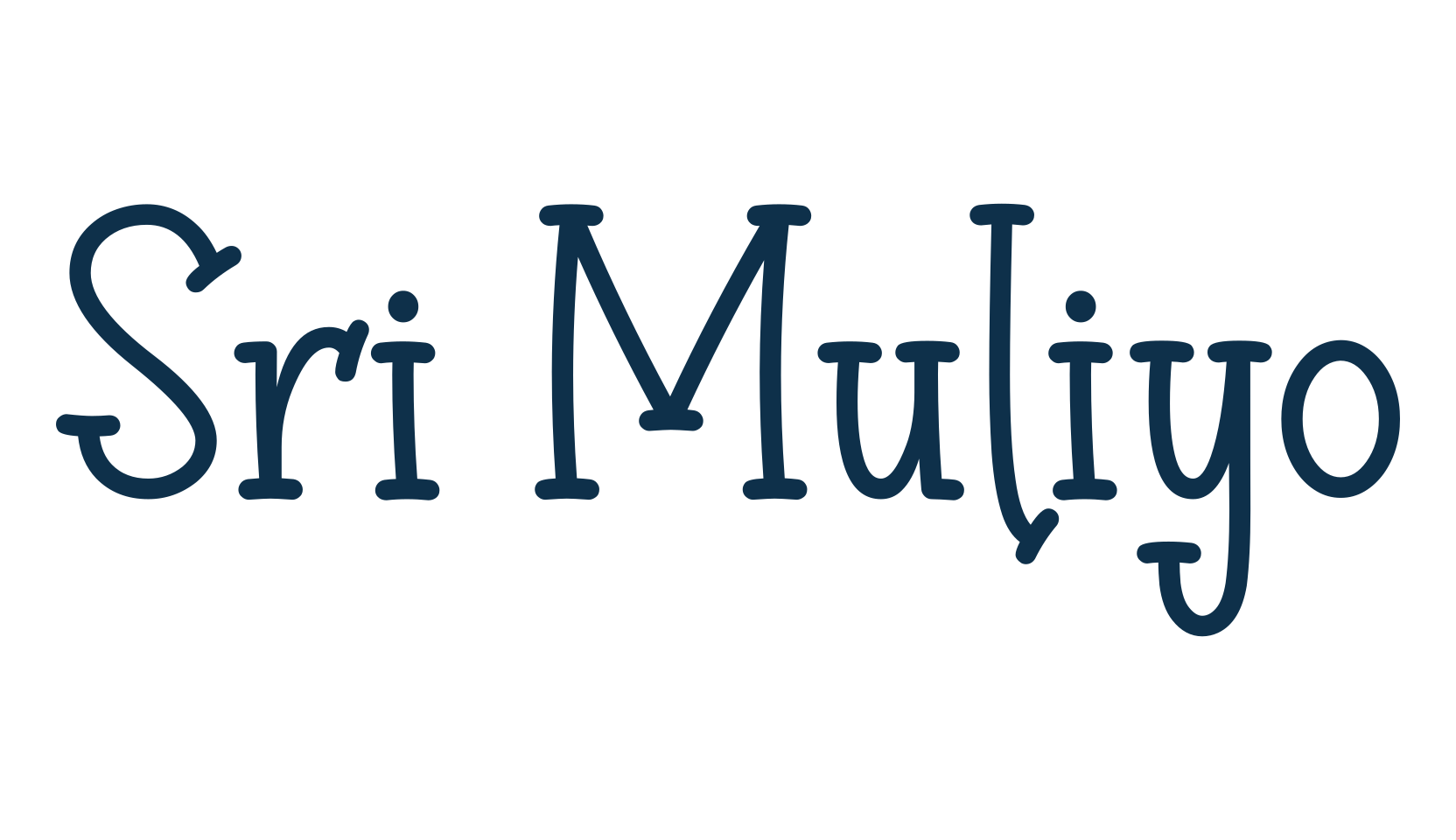 Sri Muliyo, fancy various decorative font preview
