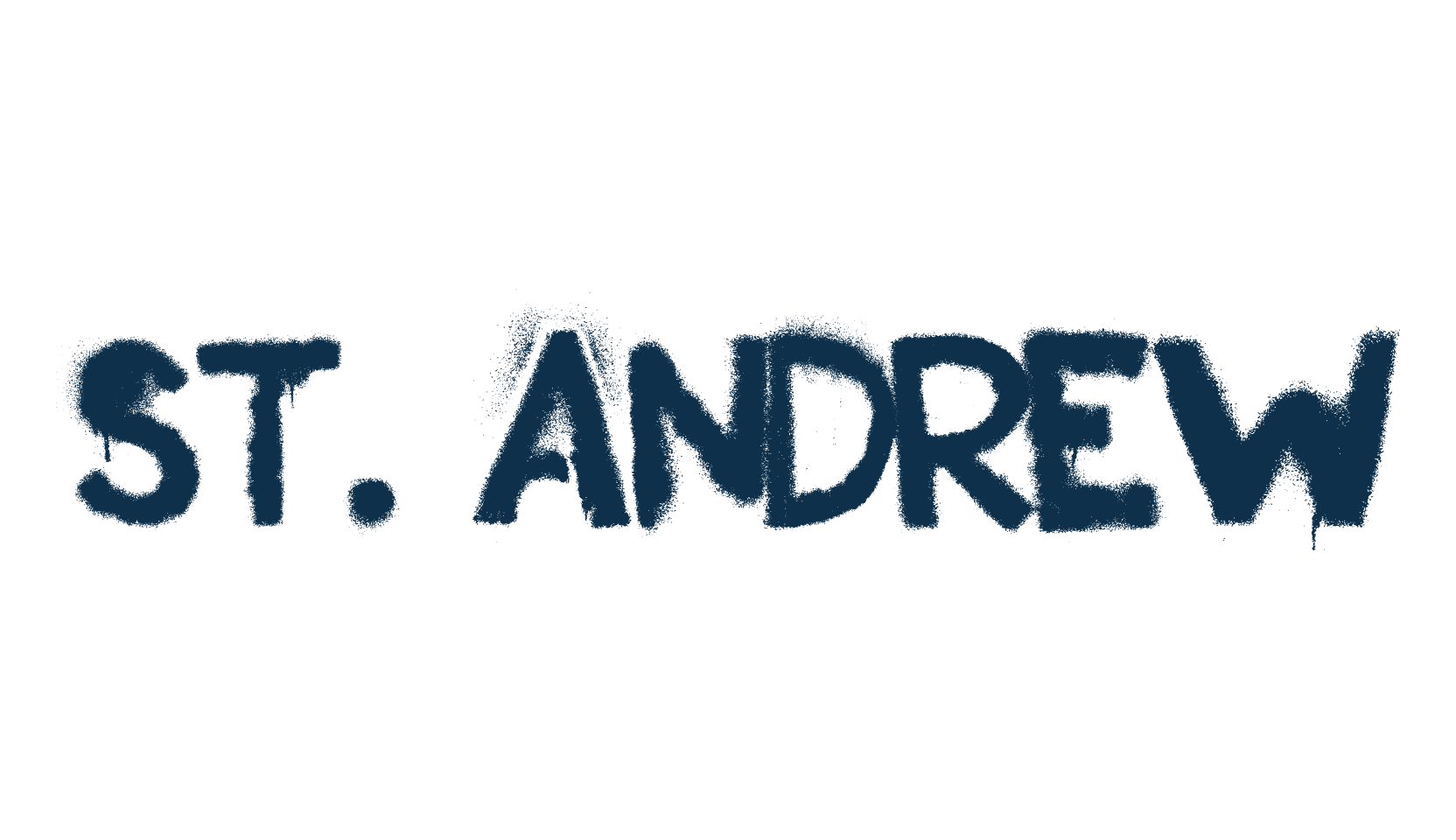 St. Andrew, stencil, army font preview