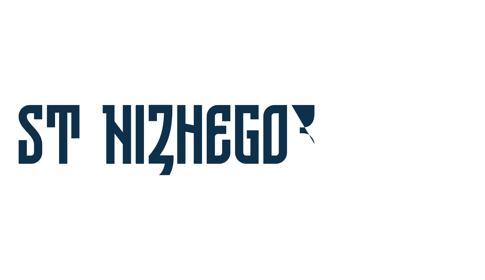 ST Nizhegorodsky, foreign look russian font preview