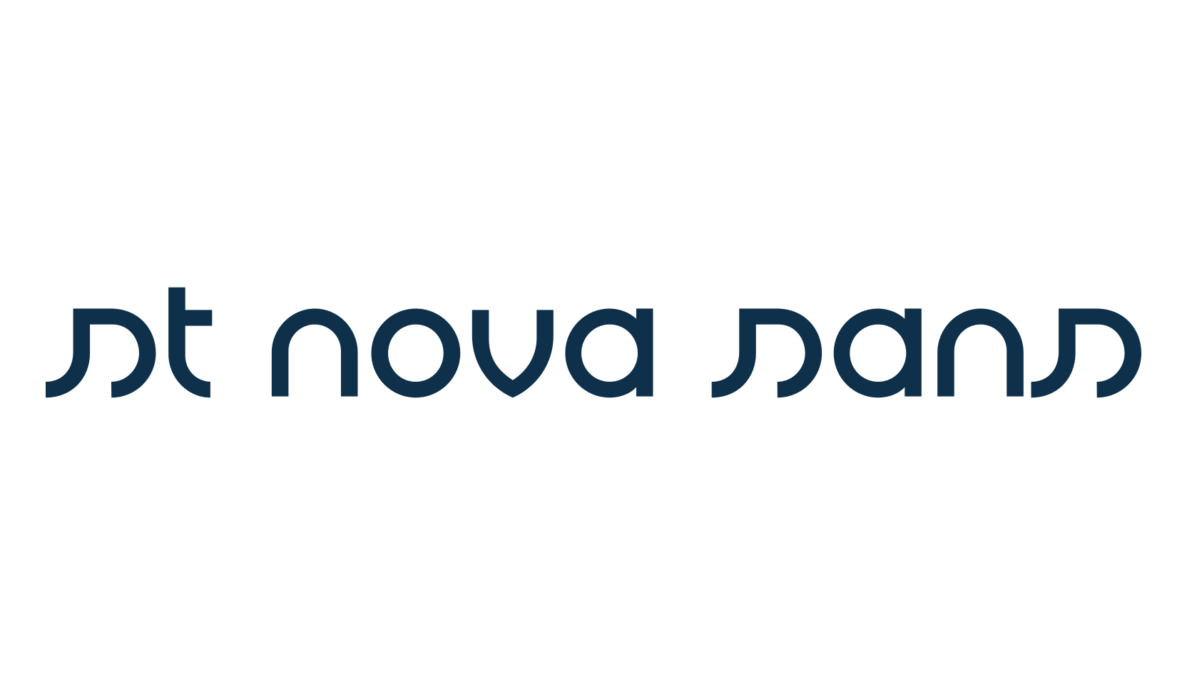 St Nova Sans, fancy various techno sci-fi font preview