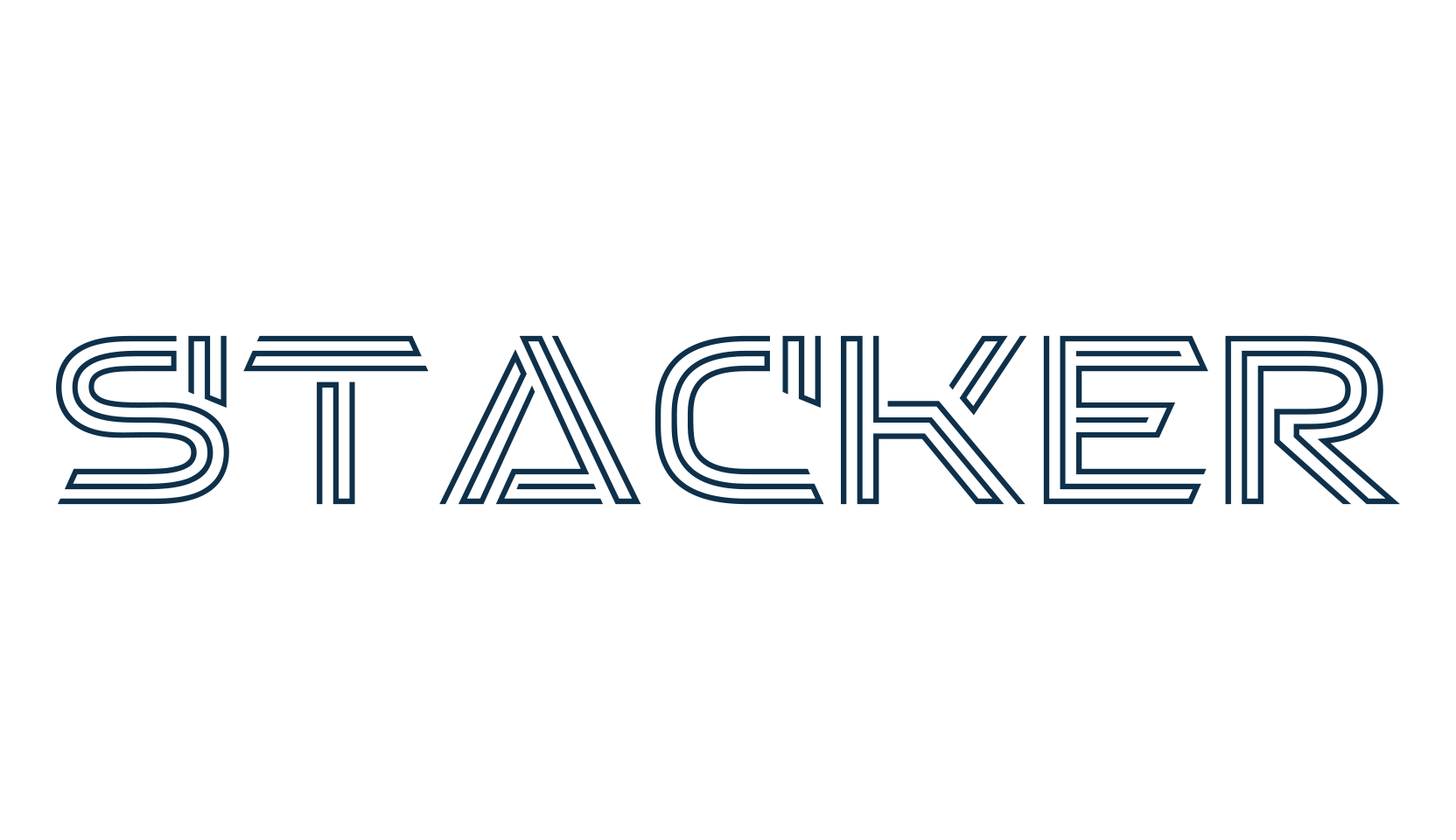 Stacker, sci-fi font preview