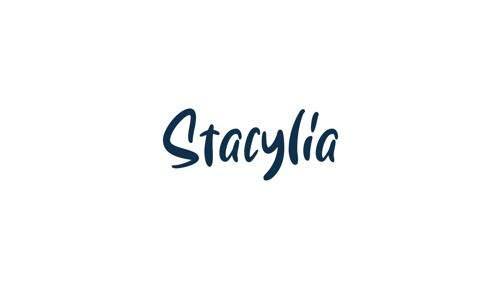 Stacylia, script handwritten fancy decorative calligraphy font preview