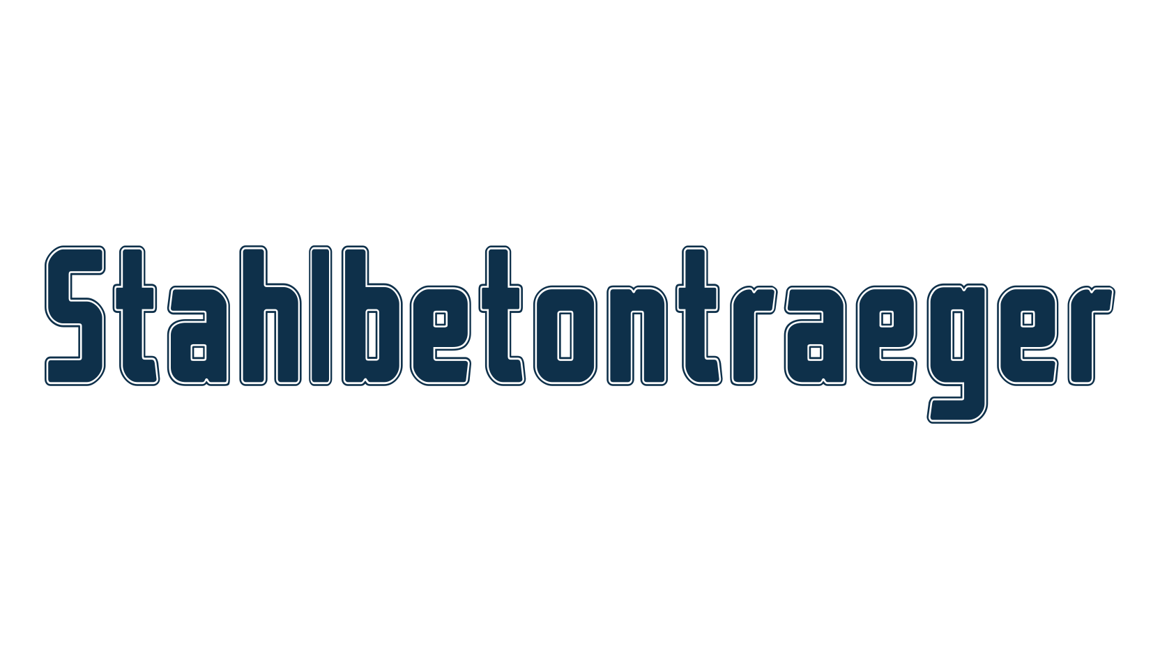 Stahlbetontraeger, old school font preview