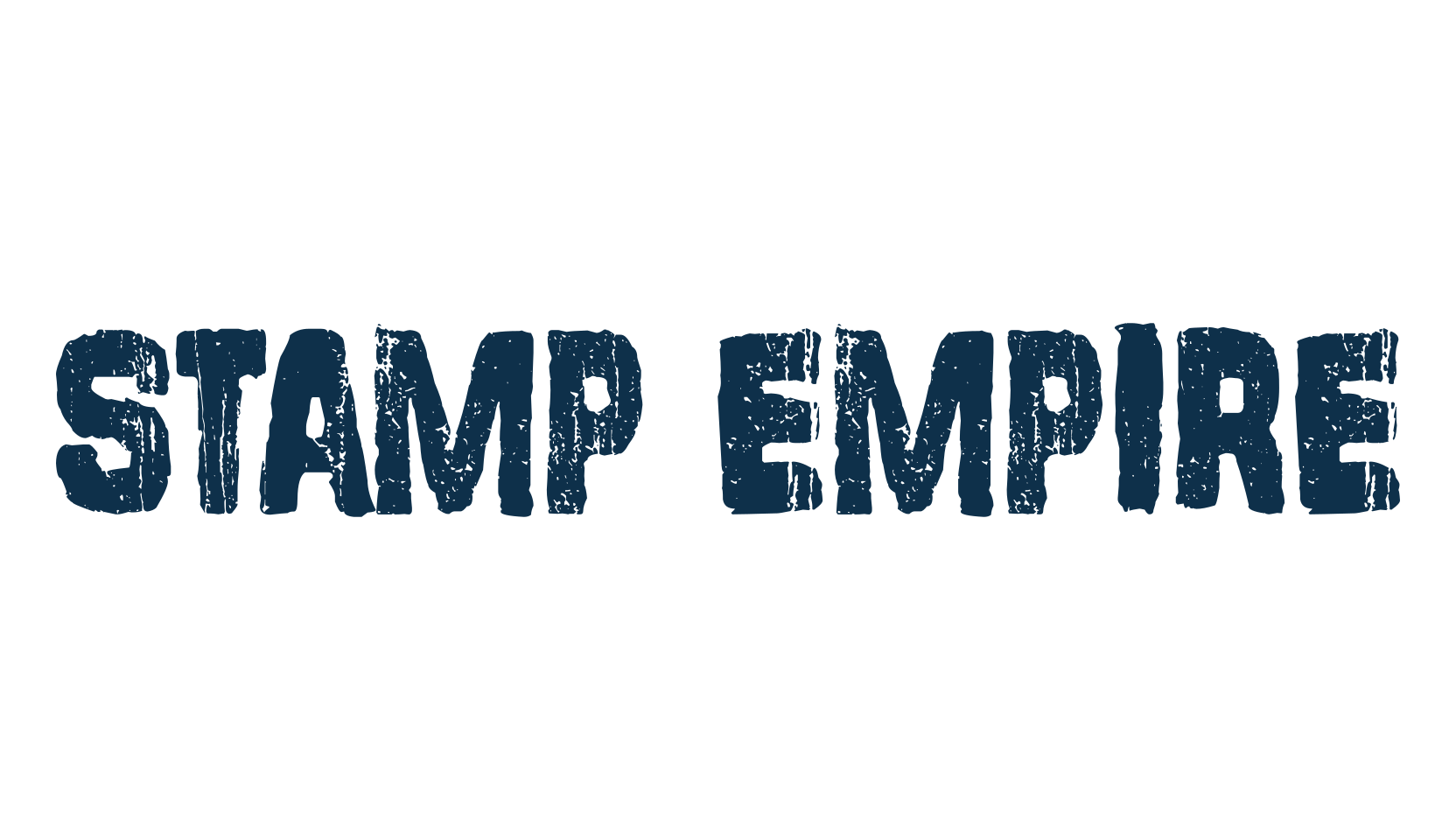 Stamp Empire, fancy destroy decorative font preview