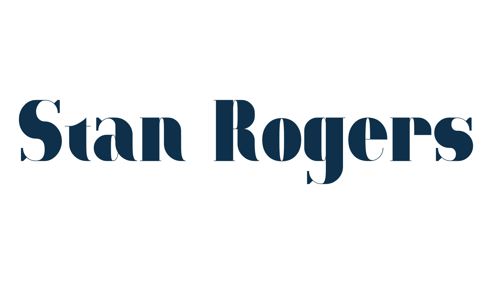 Stan Rogers, retro font preview