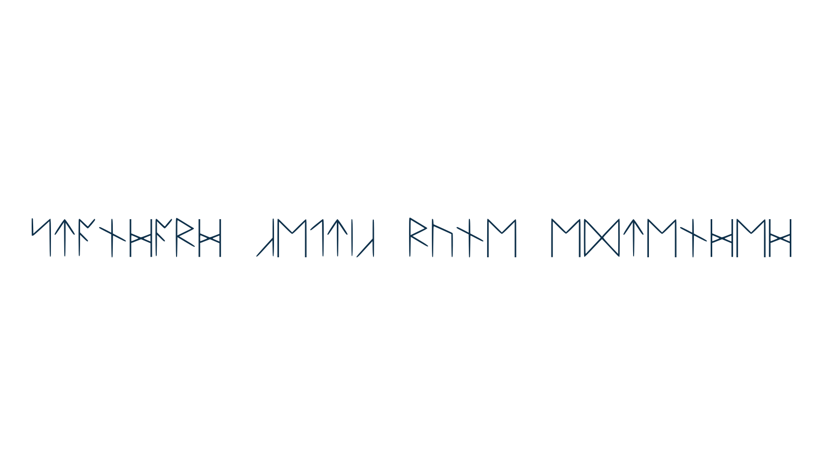 Standard Celtic Rune Extended, display market font preview