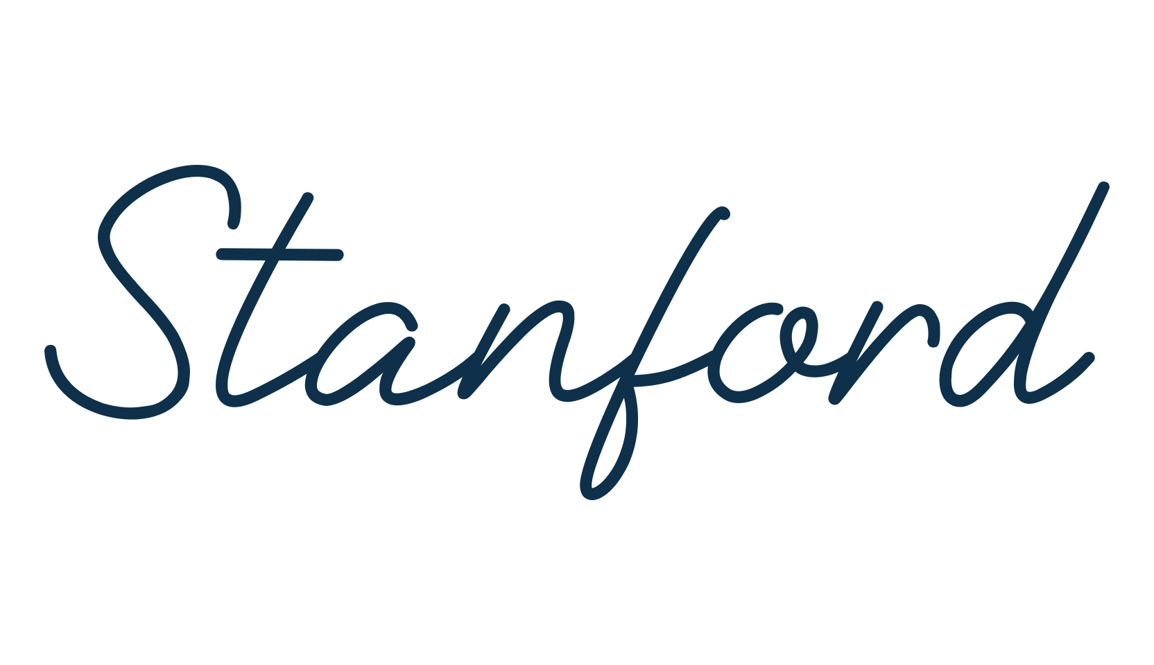 Stanford, script handwritten fancy decorative calligraphy font preview