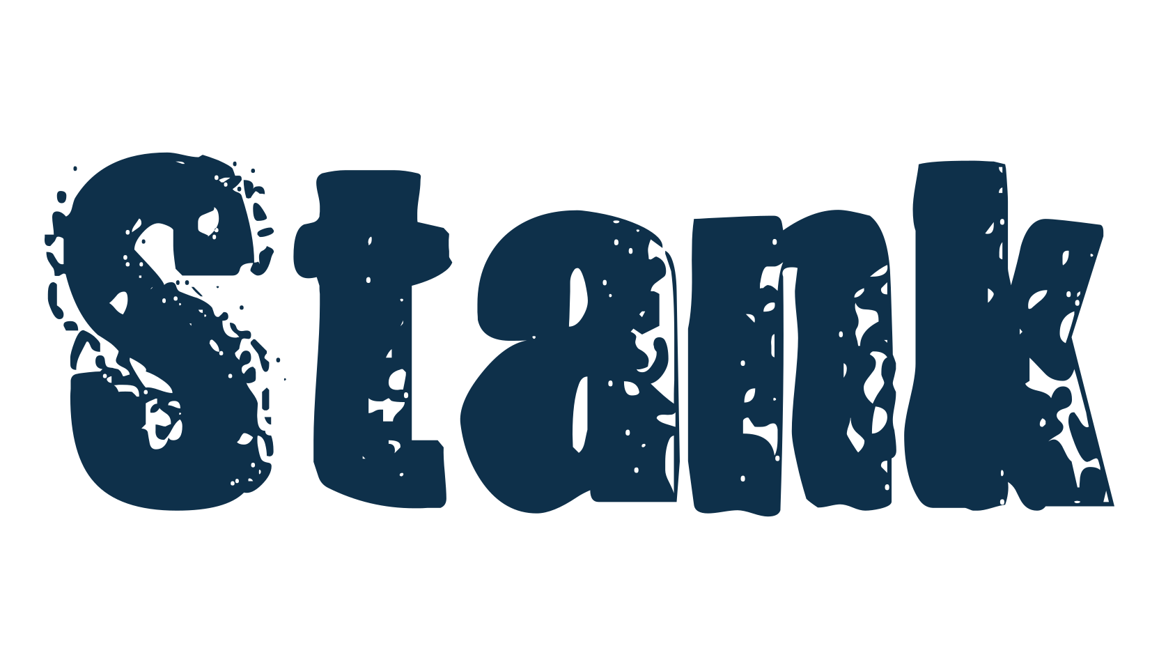 Stank, fancy destroy decorative font preview