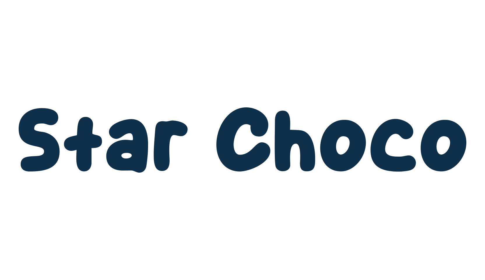 Star Choco, fancy cartoon decorative font preview