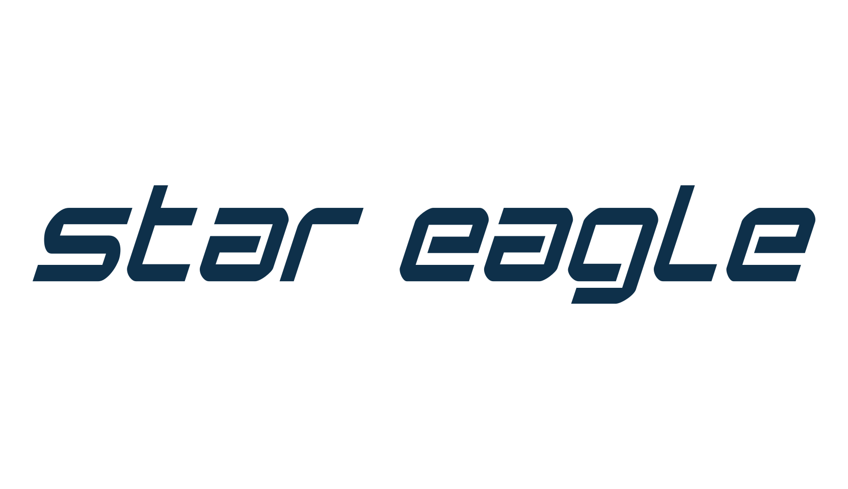 Star Eagle, sci-fi font preview