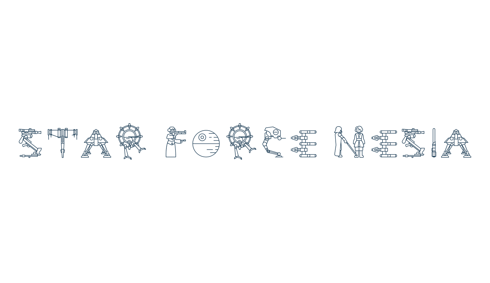 Star Force Nesia, decorative font preview