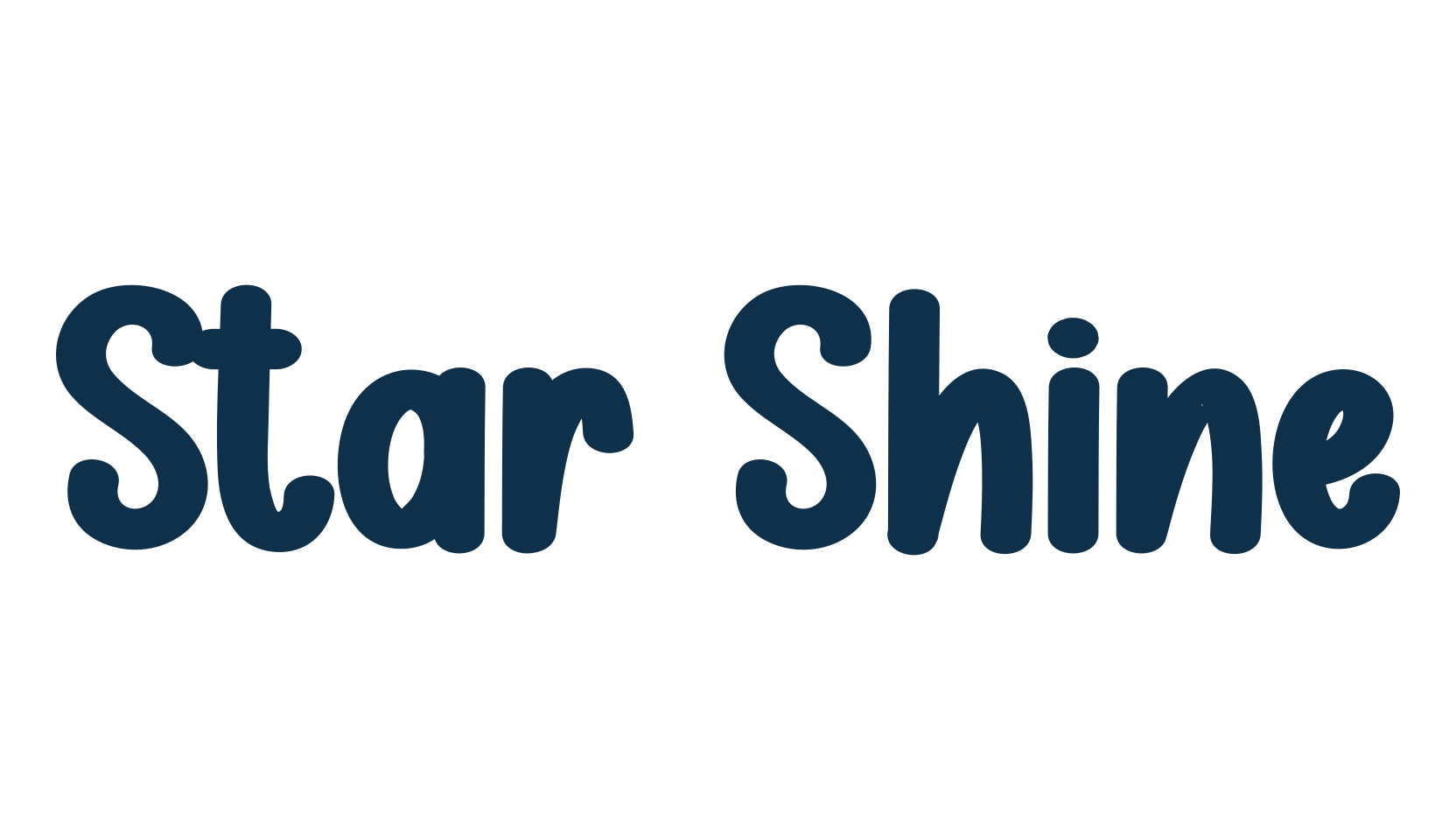 Star Shine, various font preview