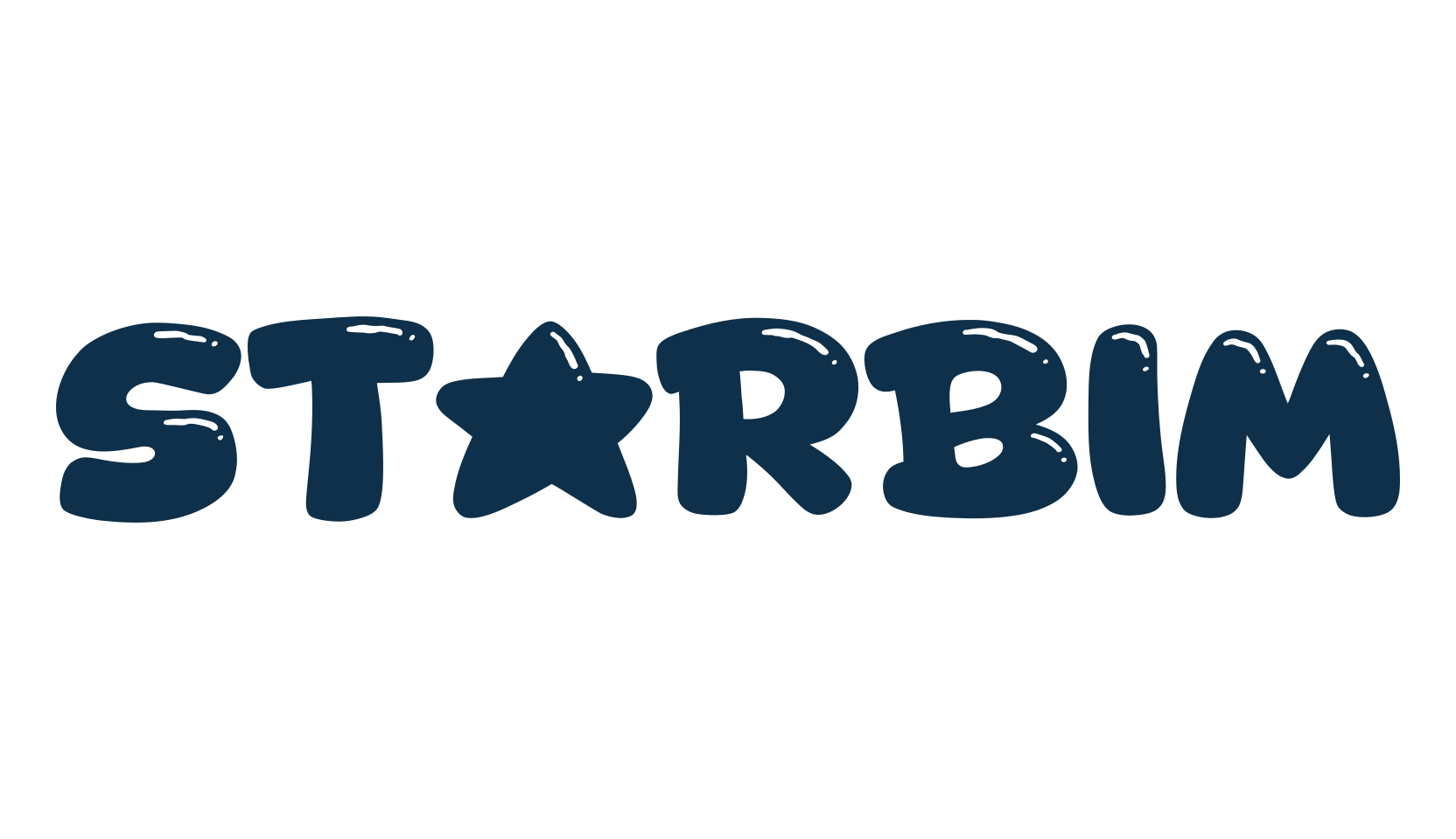 Starbim, cartoon font preview