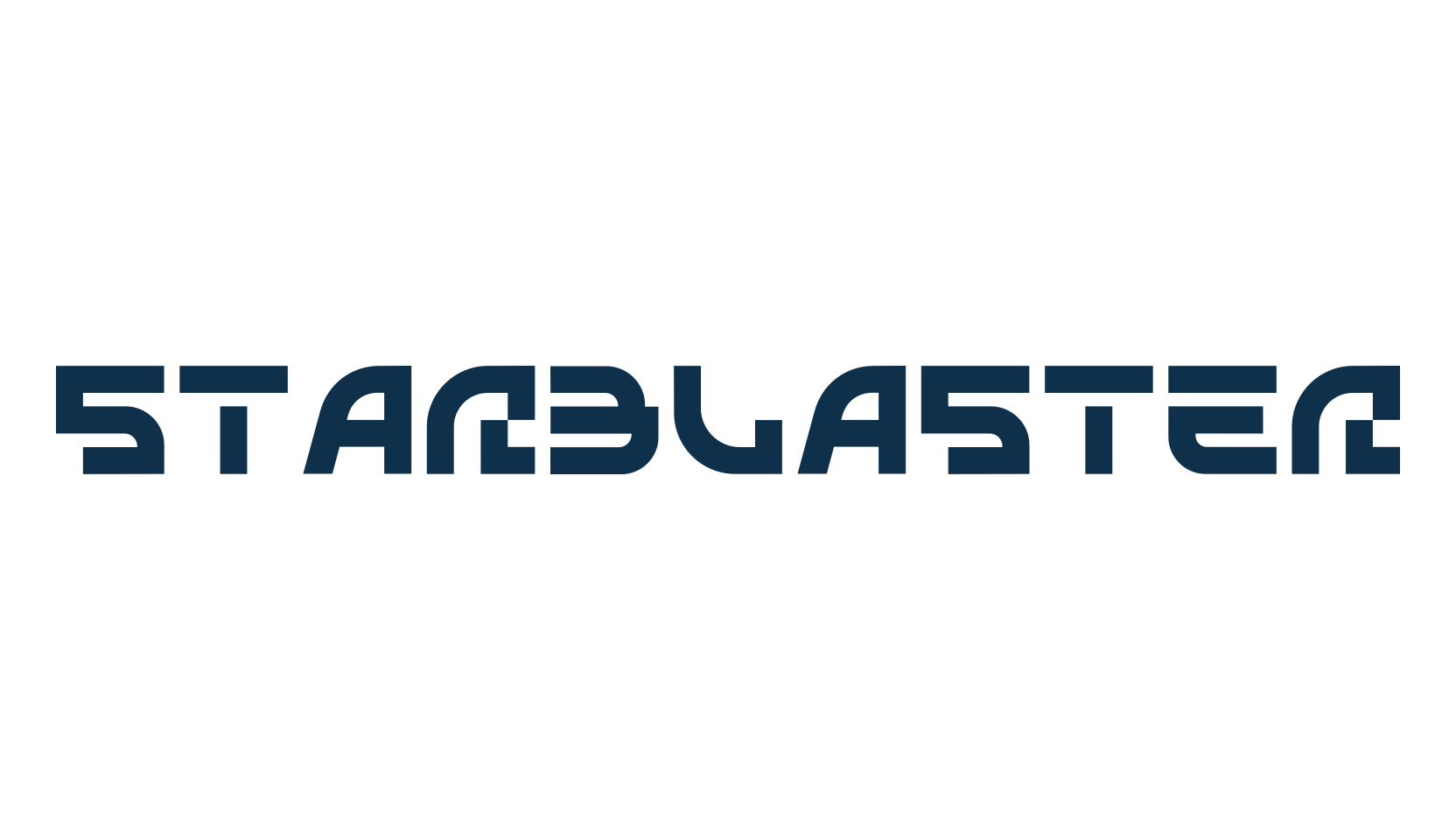 Starblaster, sci-fi font preview